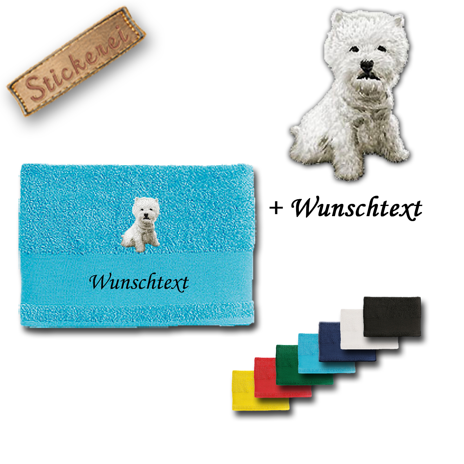 Handtuch West Highland White Terrier