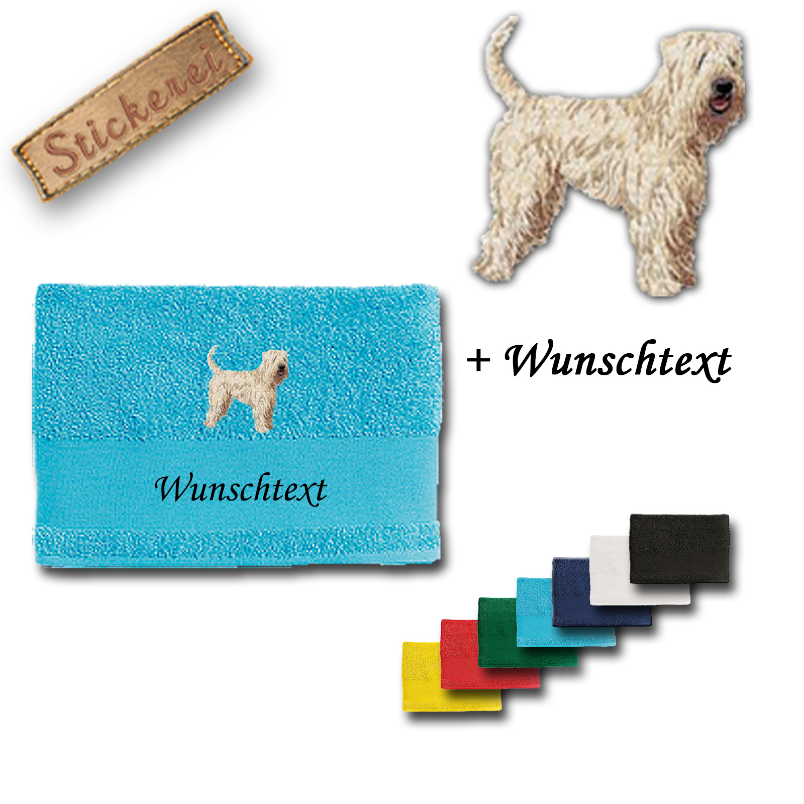 Handtuch Irish Soft Coated Wheaten Terrier