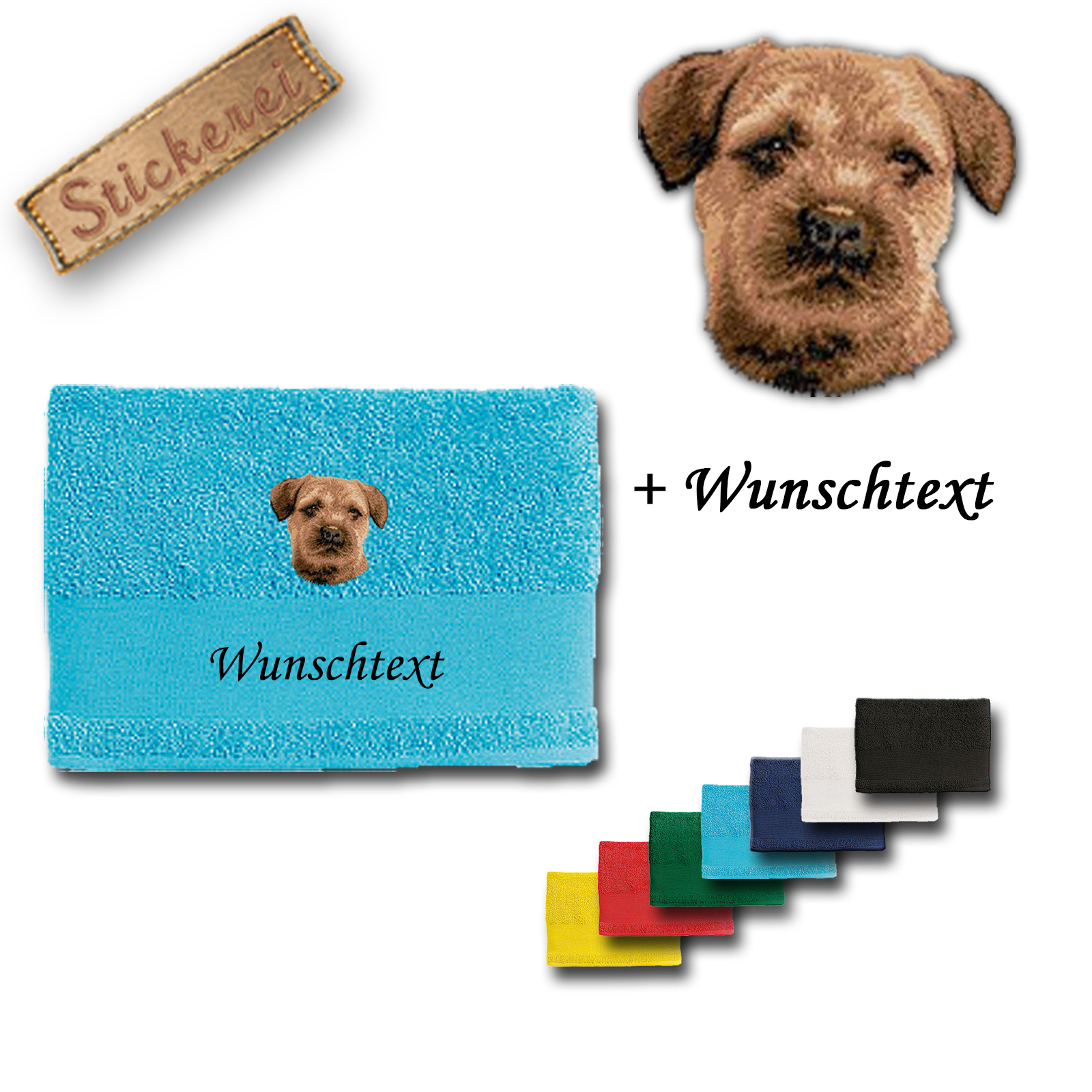 Handtuch Border Terrier