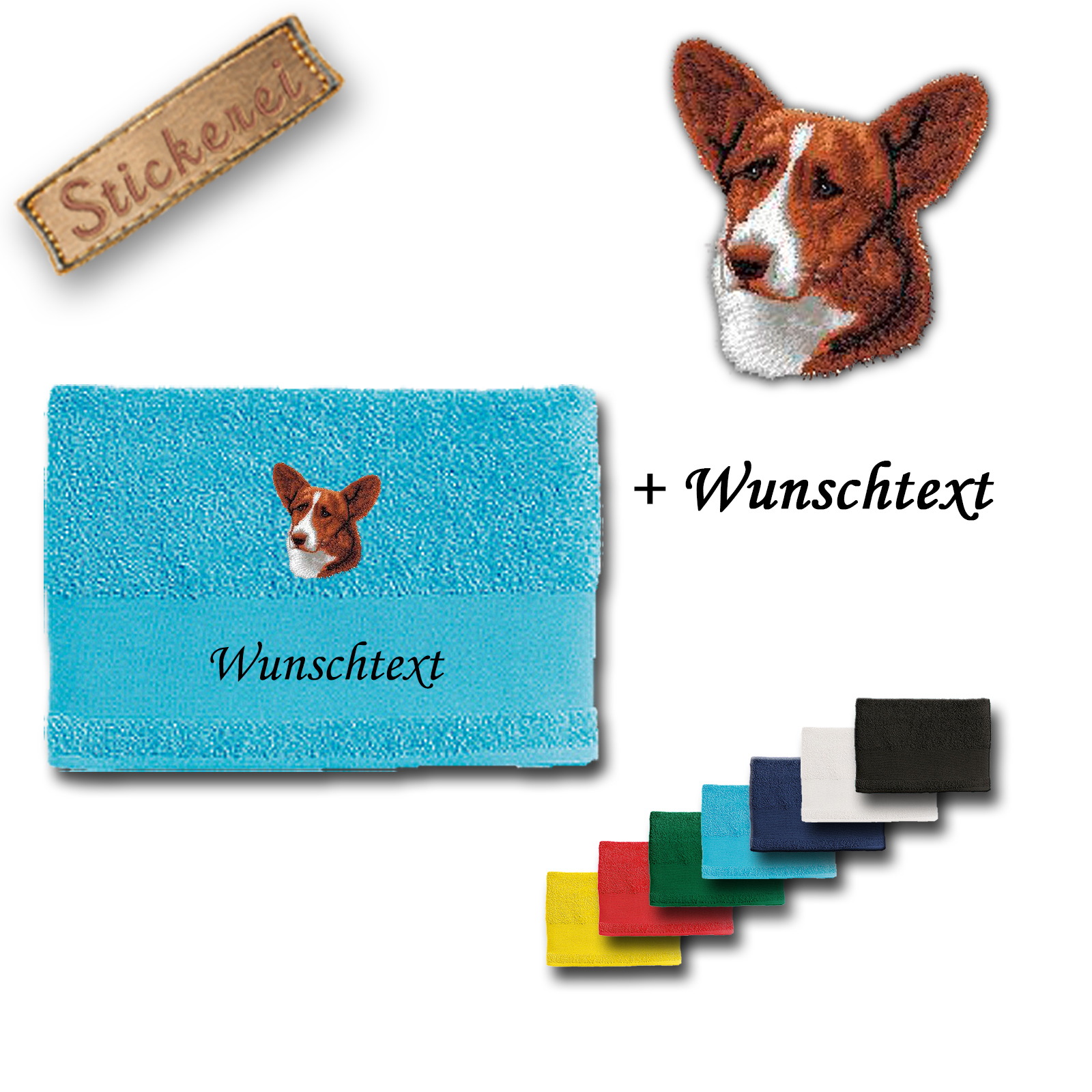 Handtuch Welsh Corgi Cardigan