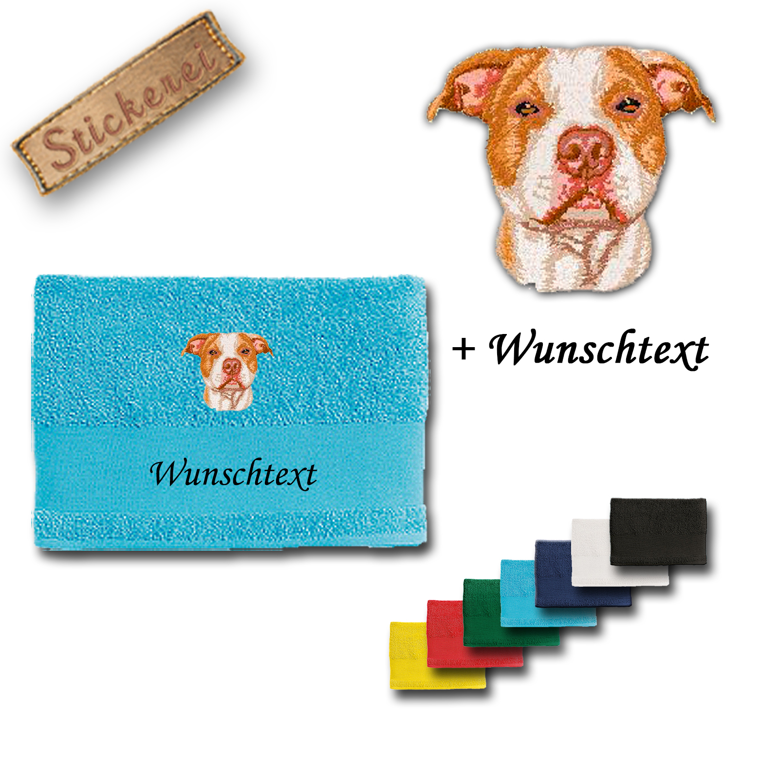 Handtuch Pit Bull Terrier