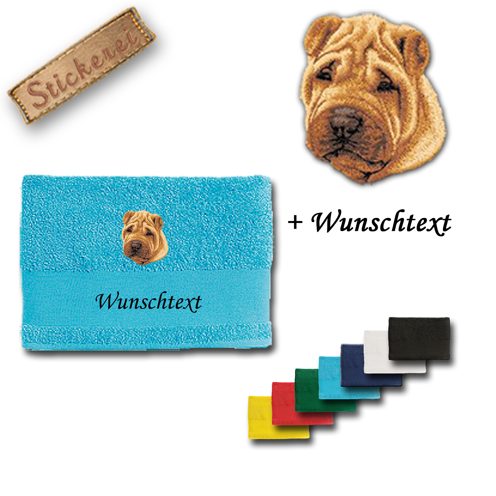 Handtuch Chinesischer Shar-Pei