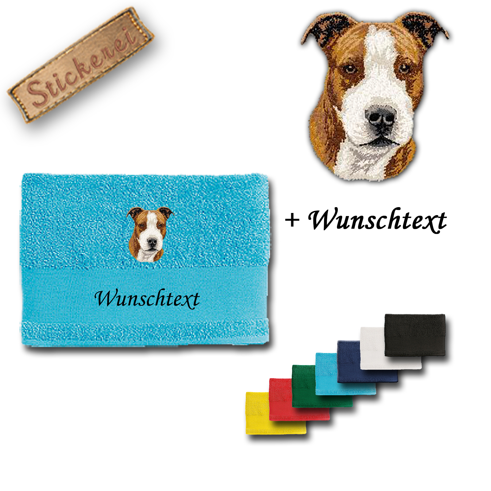 Handtuch American Staffordshire