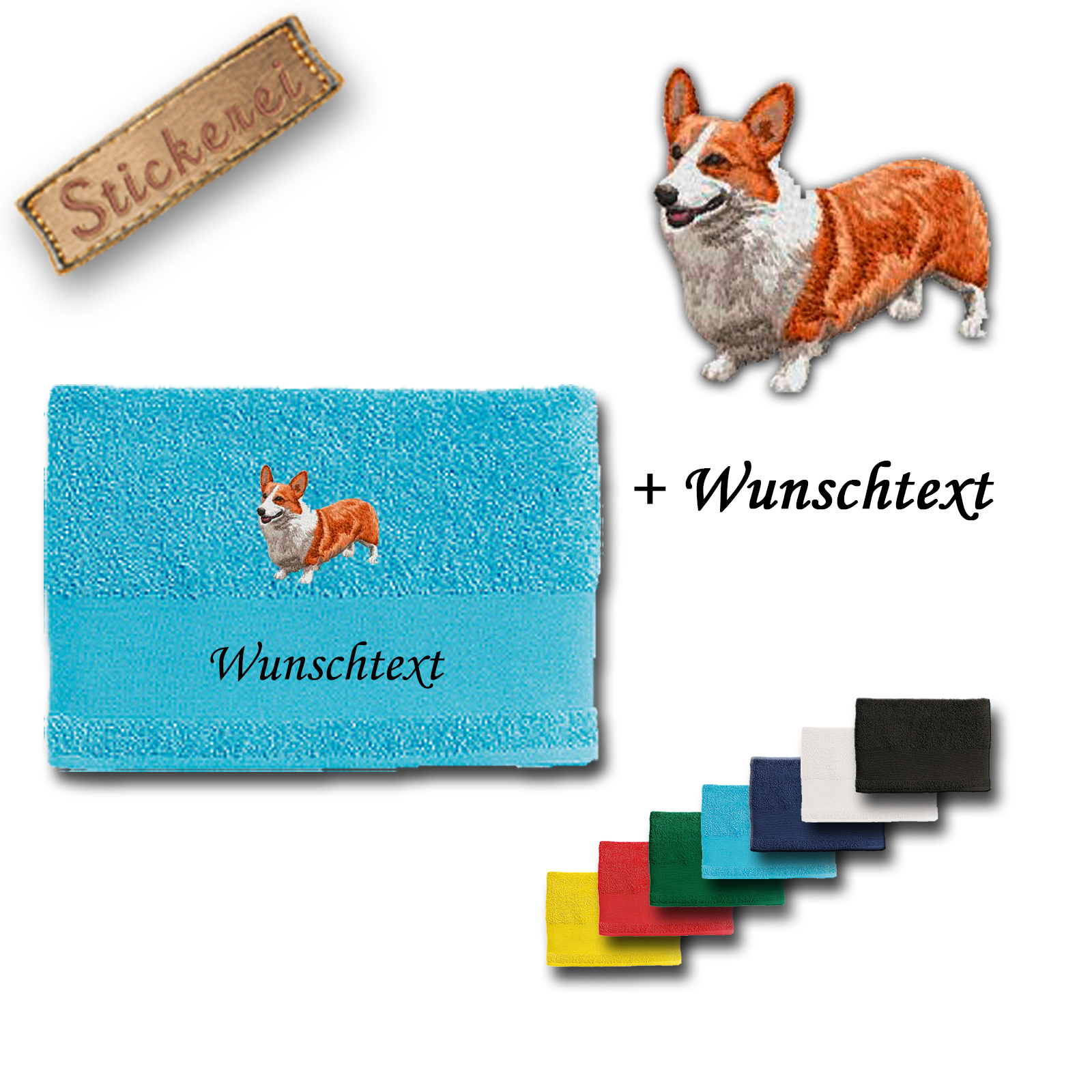 Handtuch Welsh Corgi Pembroke