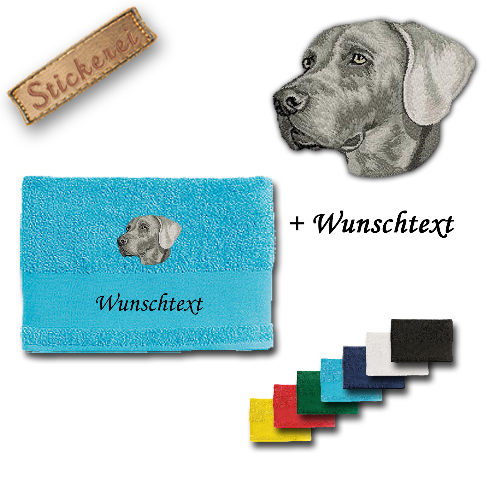 Handtuch Weimaraner