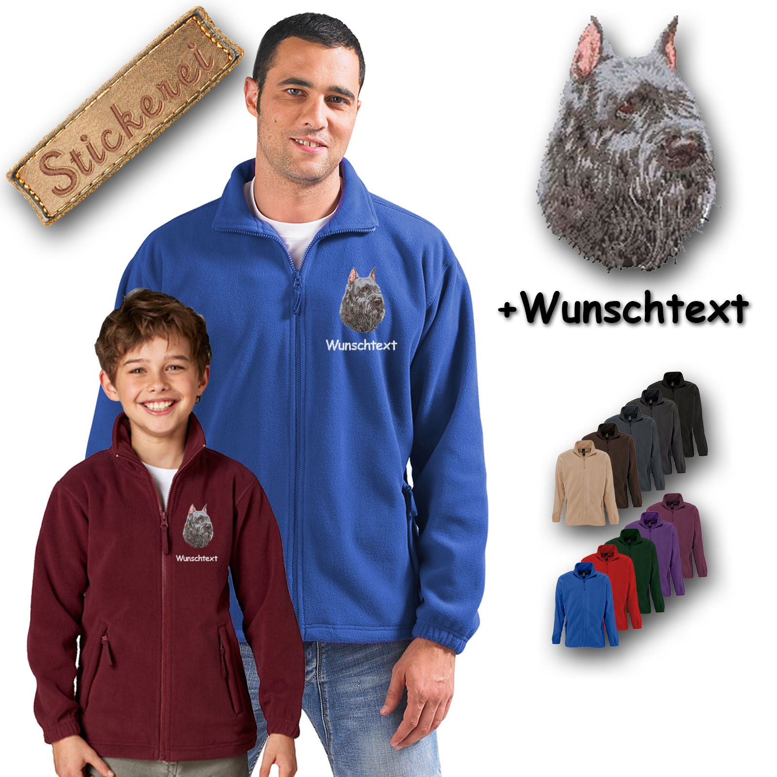 Fleecejacke Bouvier des Flandres