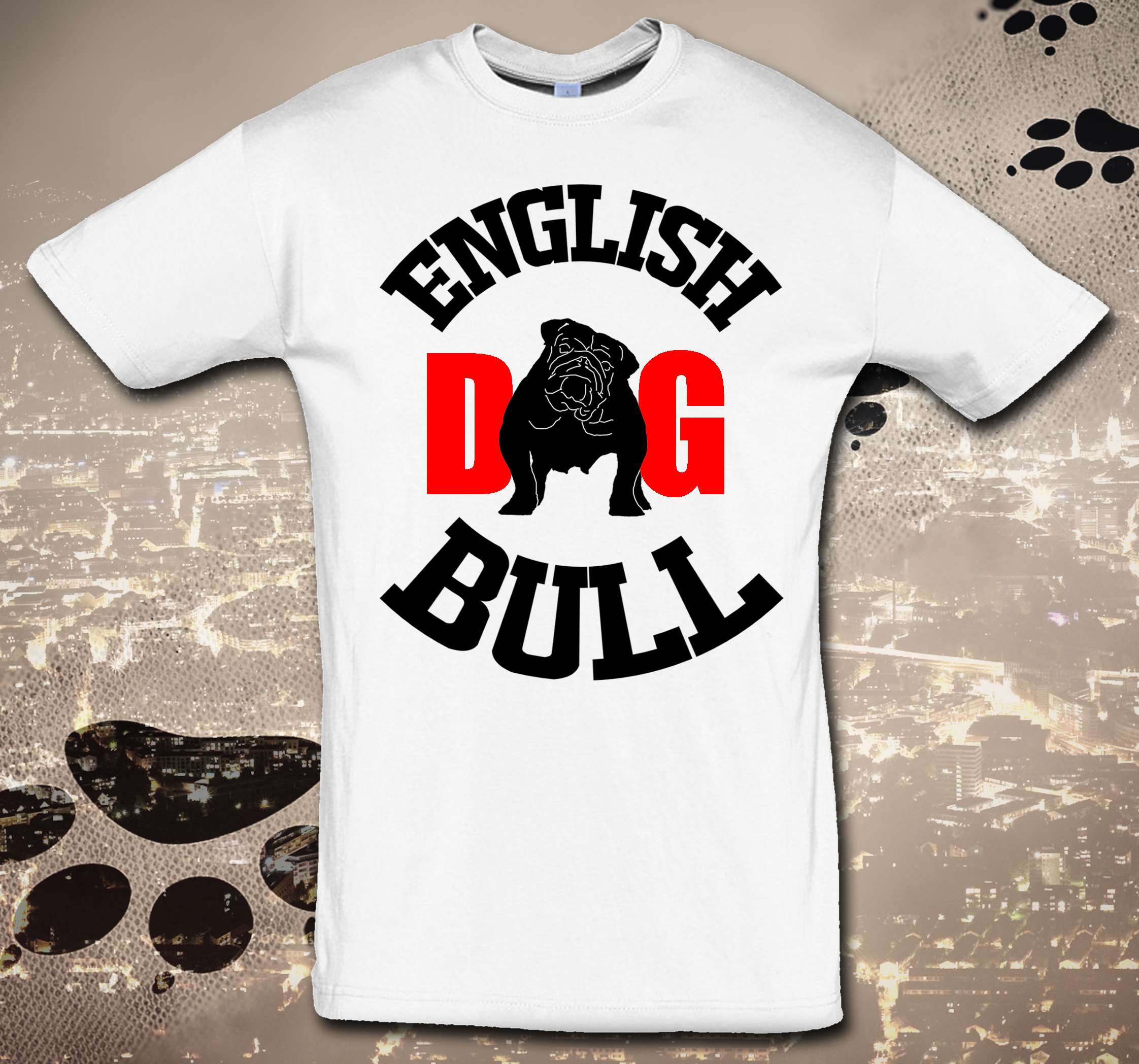 T-Shirt Englische Bulldogge