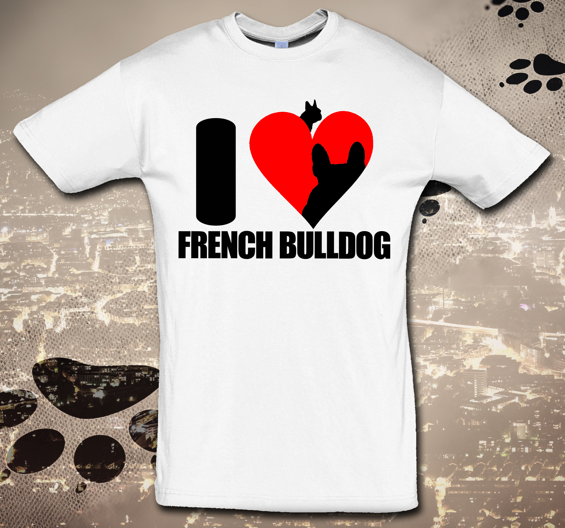 T-Shirt Französische Bulldogge