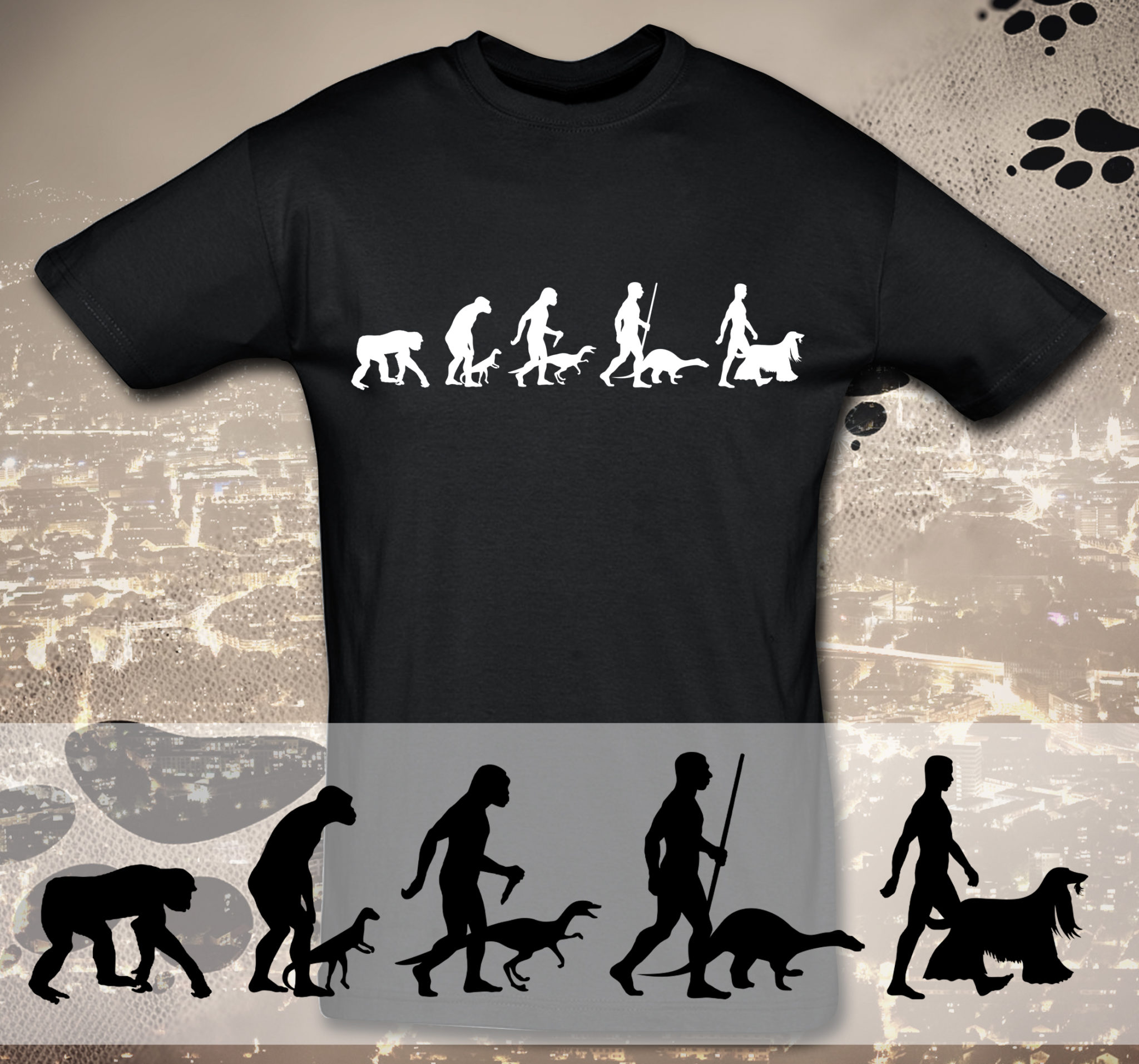 T-Shirt Evolution Afghane