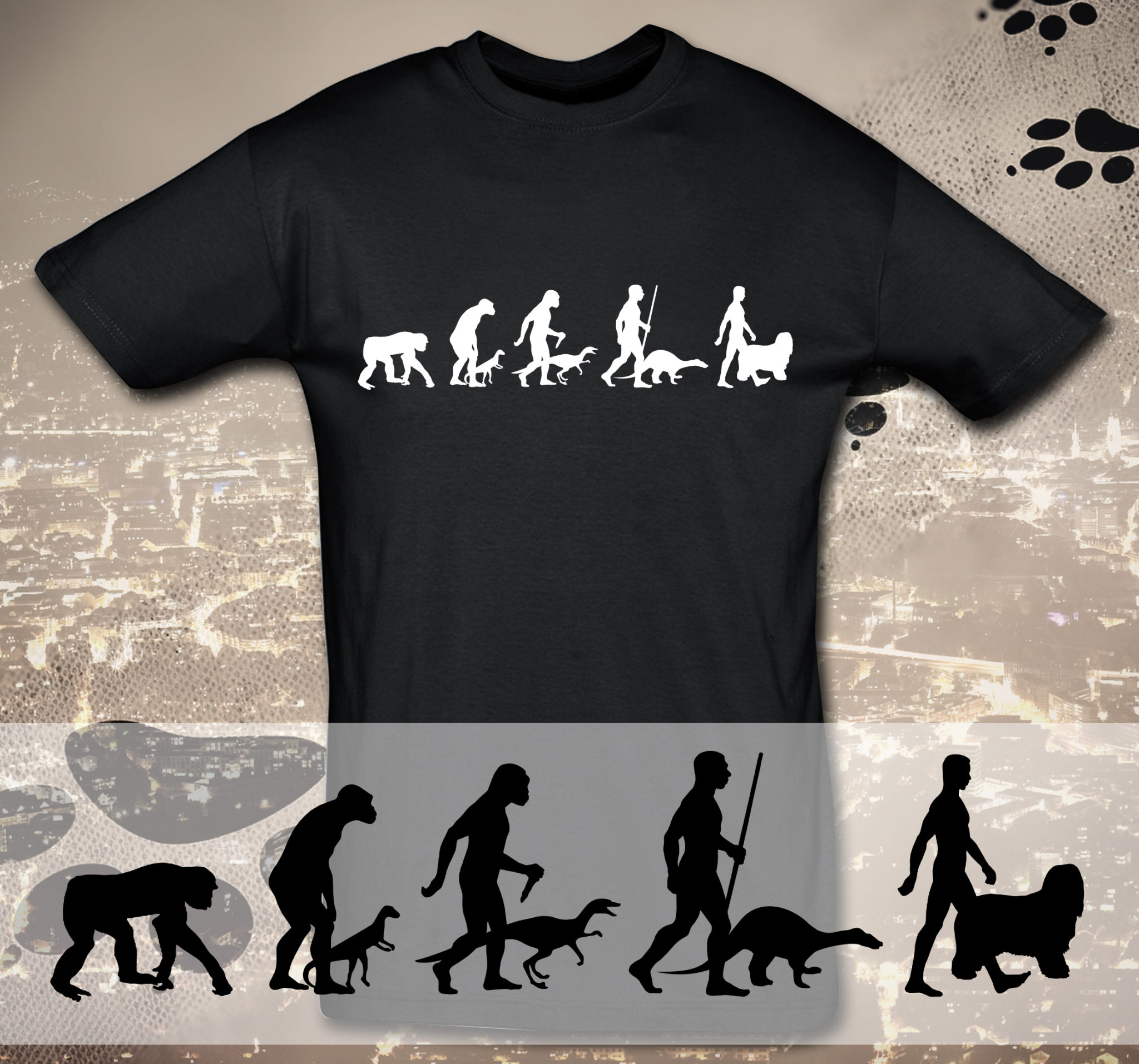 T-Shirt Evolution Bobtail