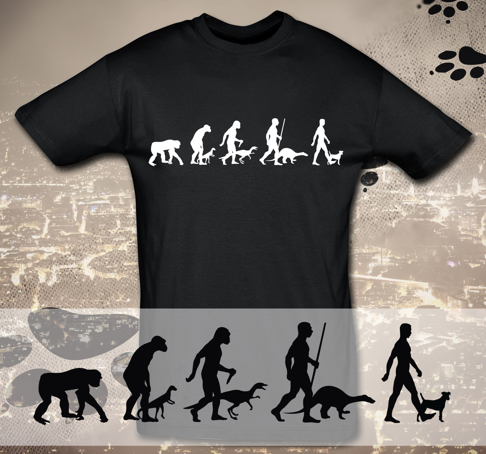 T-Shirt Evolution Jack Russell