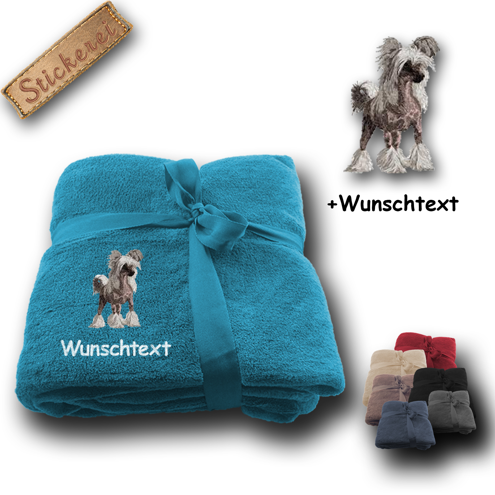 Decke Chinesischer Schopfhund
