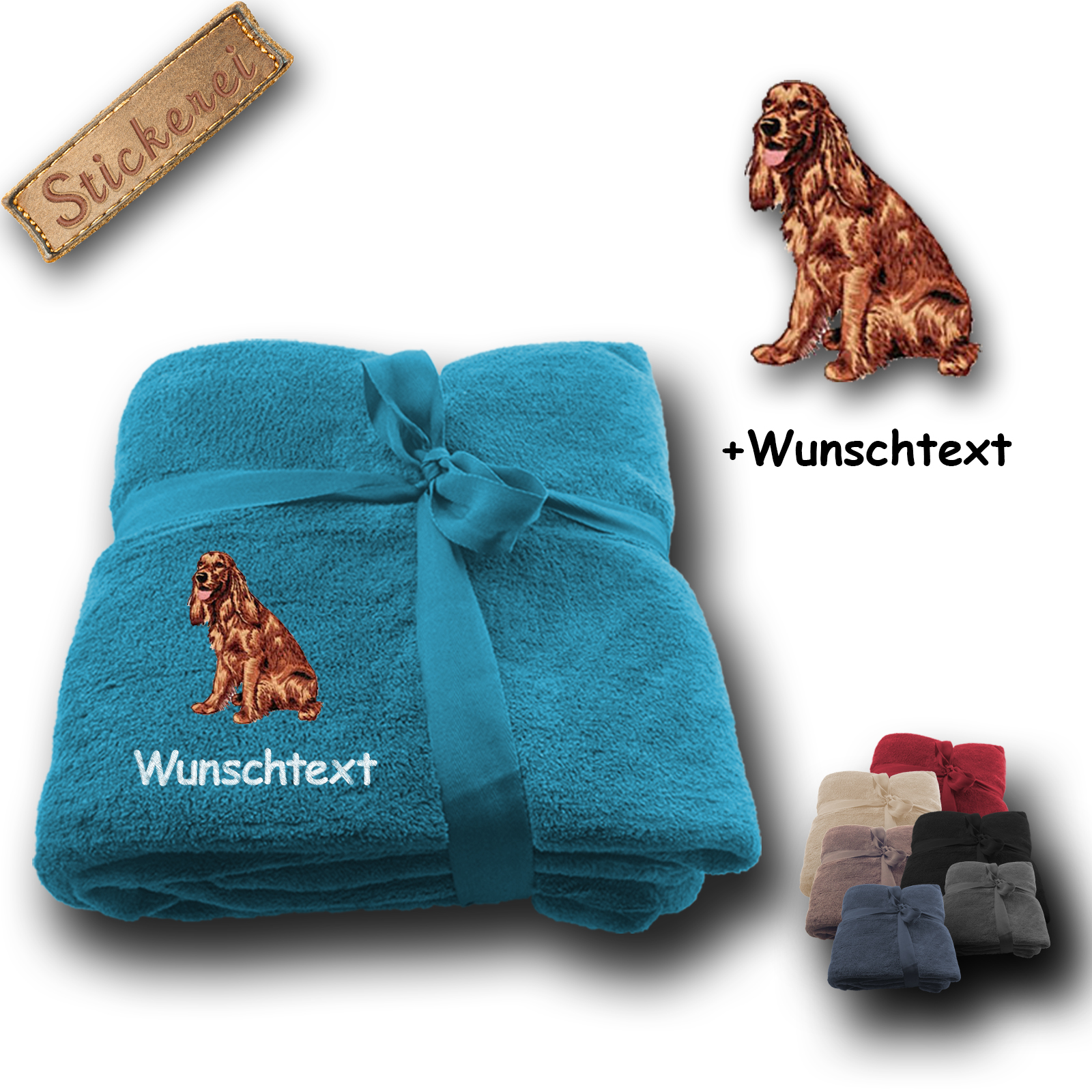 Decke Irish Red Setter