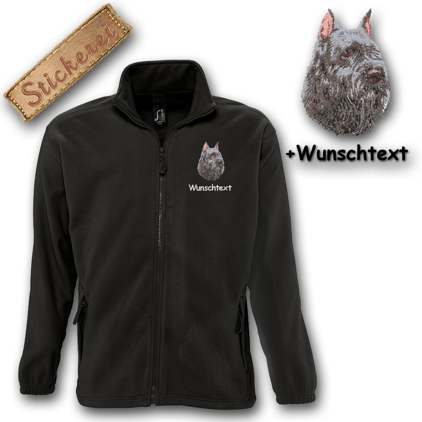 Fleecejacke Bouvier des Flandres – Bild 10
