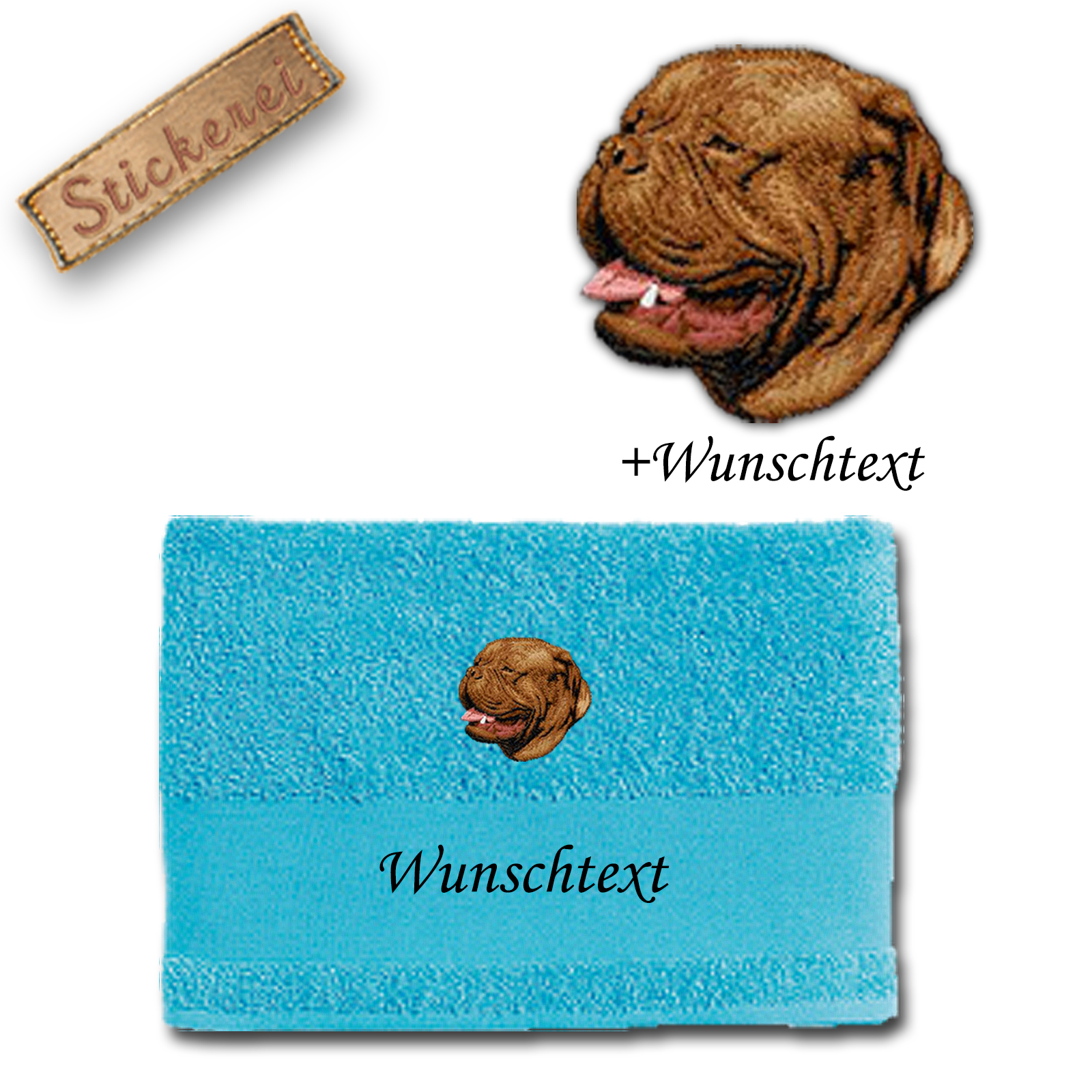 Handtuch Bordeauxdogge – Bild 8