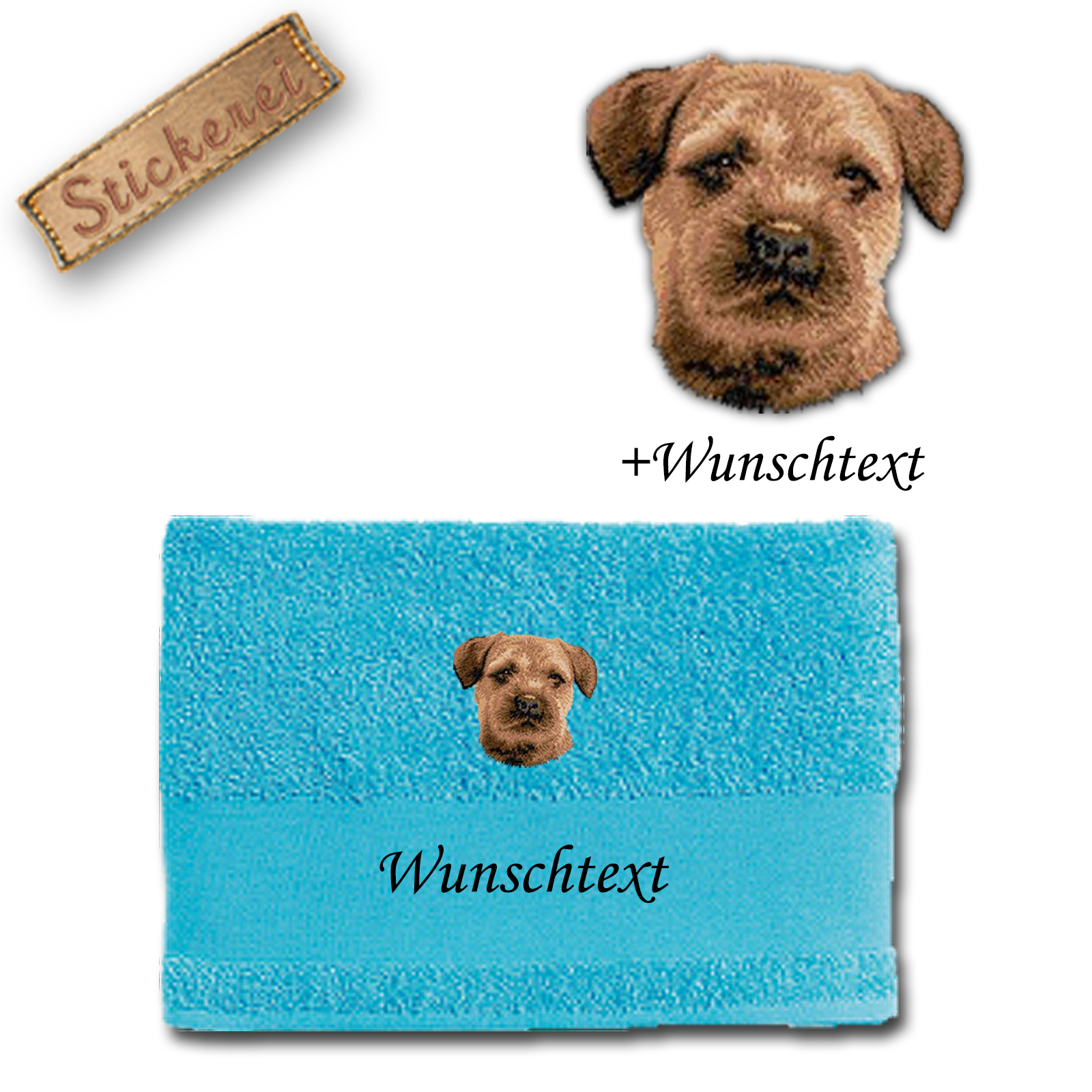 Handtuch Border Terrier – Bild 2