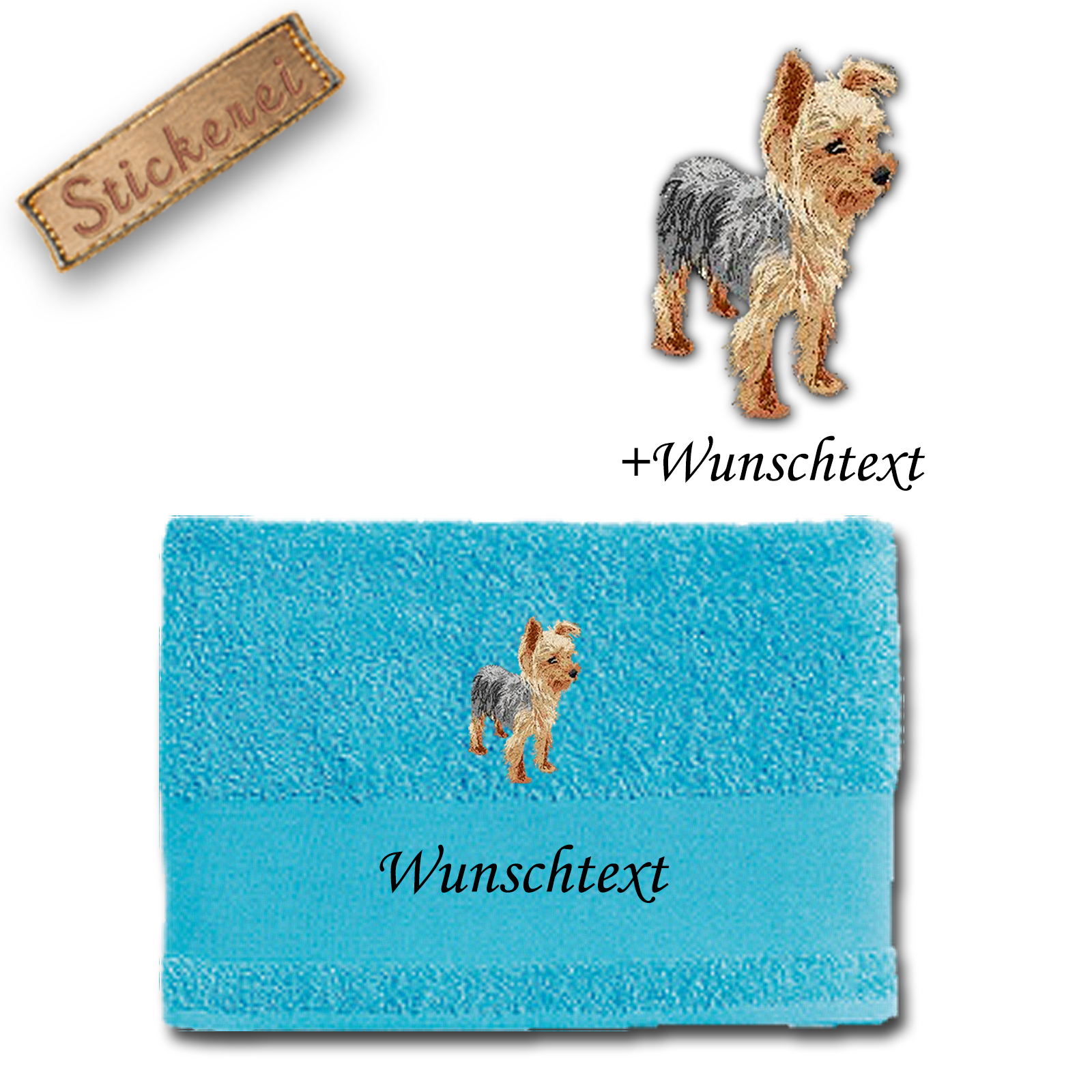 Handtuch Yorkshire Terrier – Bild 2
