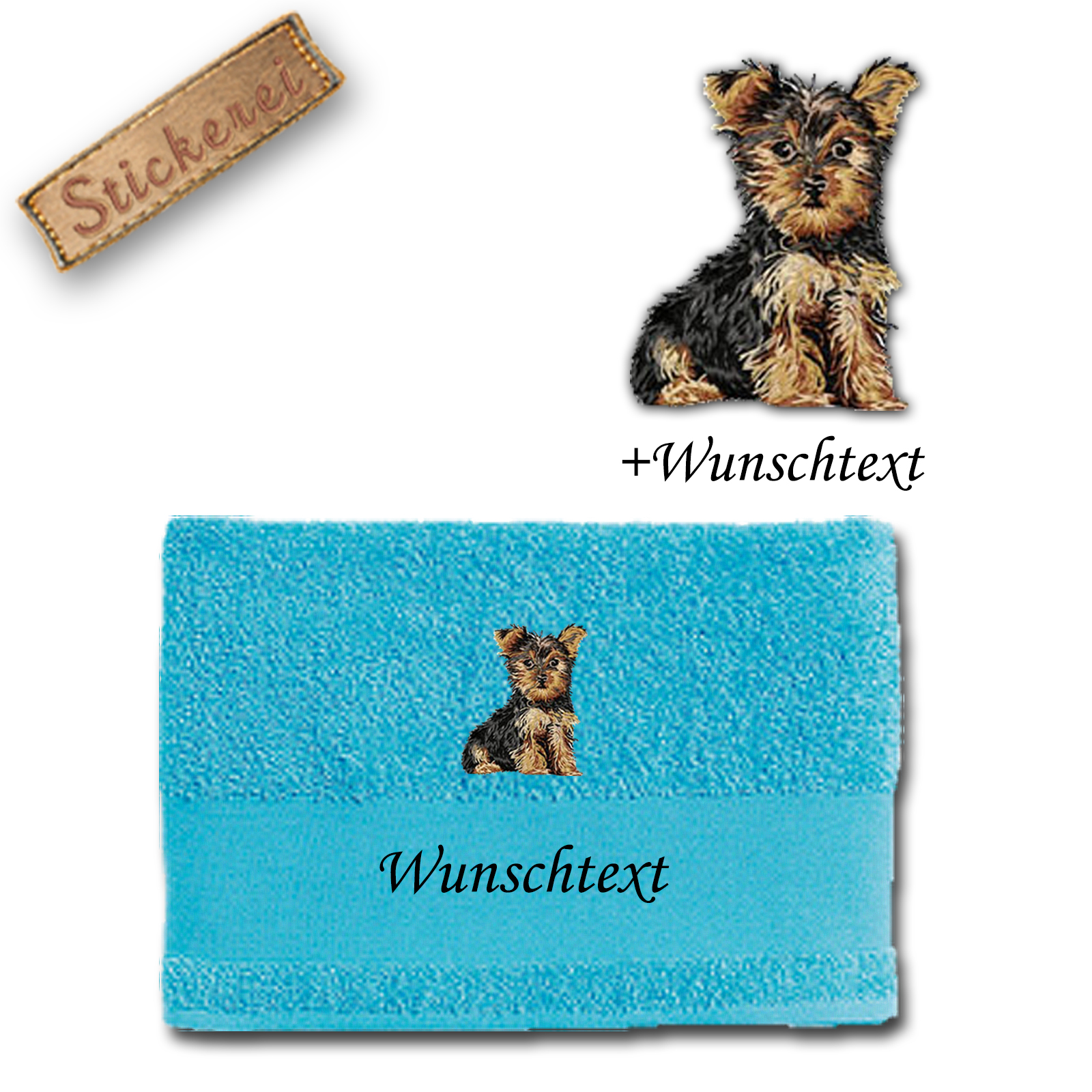 Handtuch Yorkshire Terrier – Bild 2