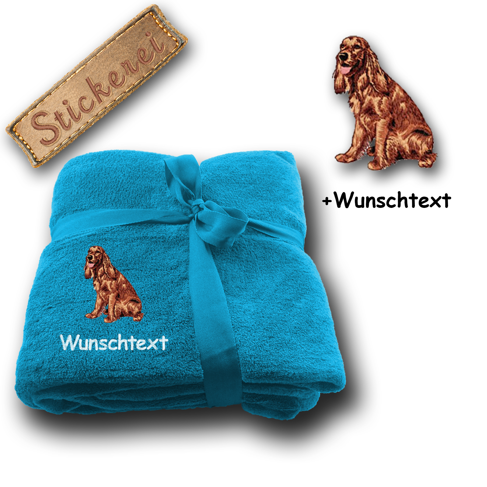 Decke Irish Red Setter – Bild 8