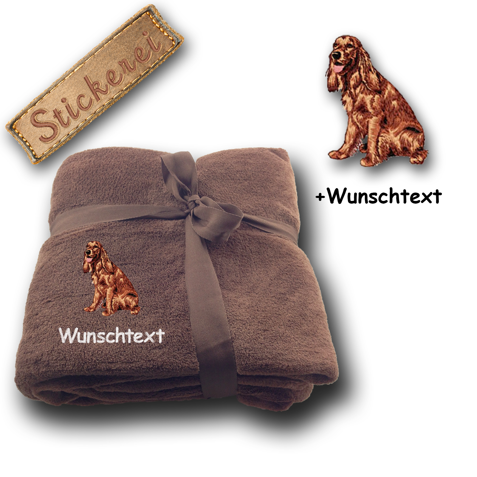Decke Irish Red Setter – Bild 7