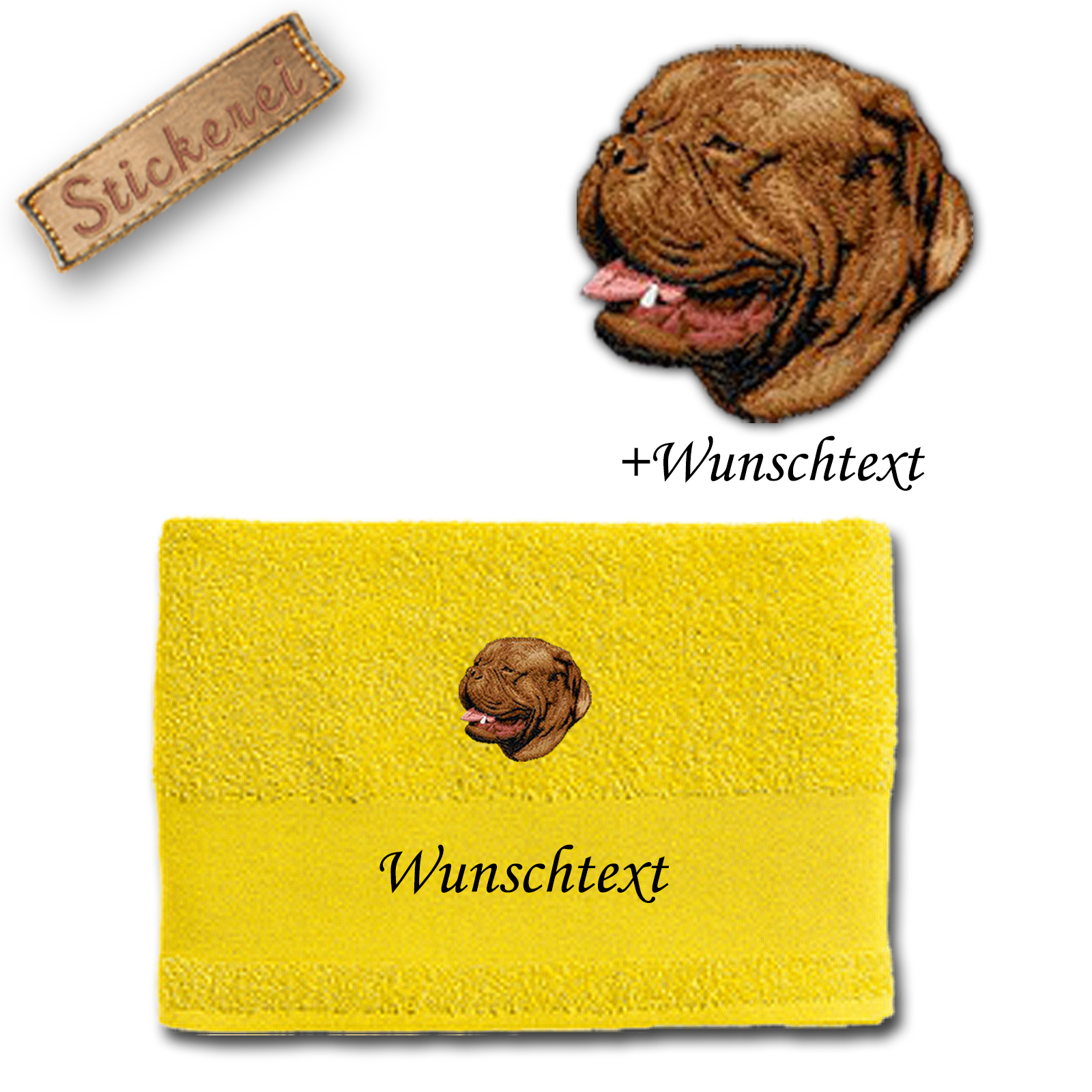 Handtuch Bordeauxdogge – Bild 7