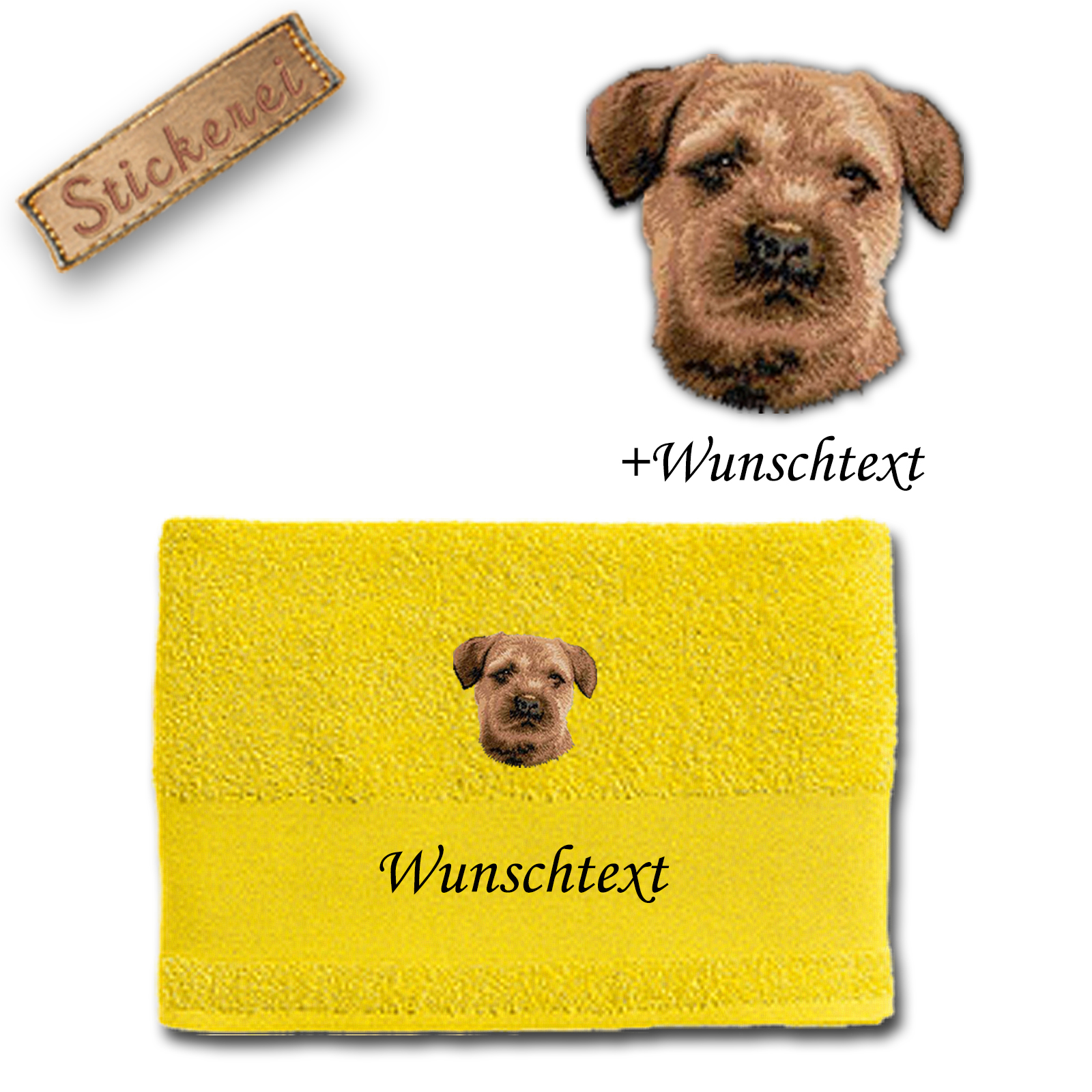 Handtuch Border Terrier – Bild 3