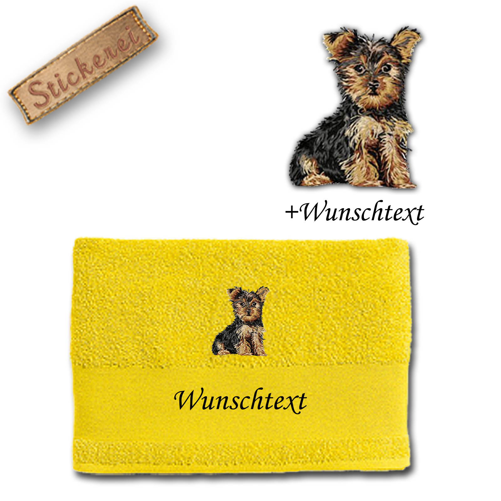 Handtuch Yorkshire Terrier – Bild 8