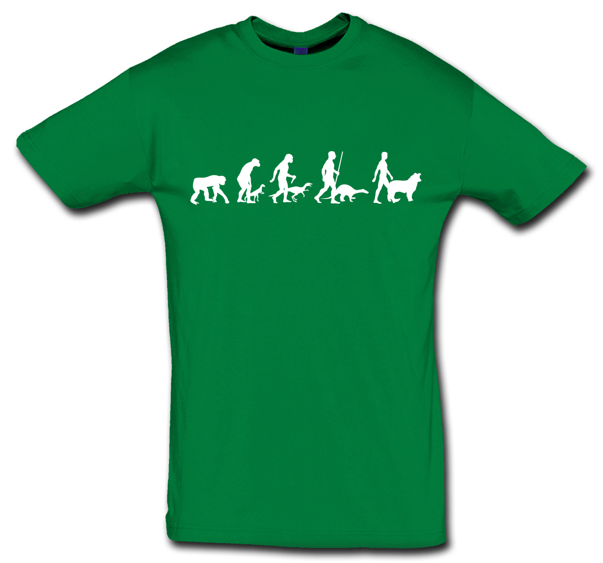 T-Shirt Evolution Border Collie – Bild 5