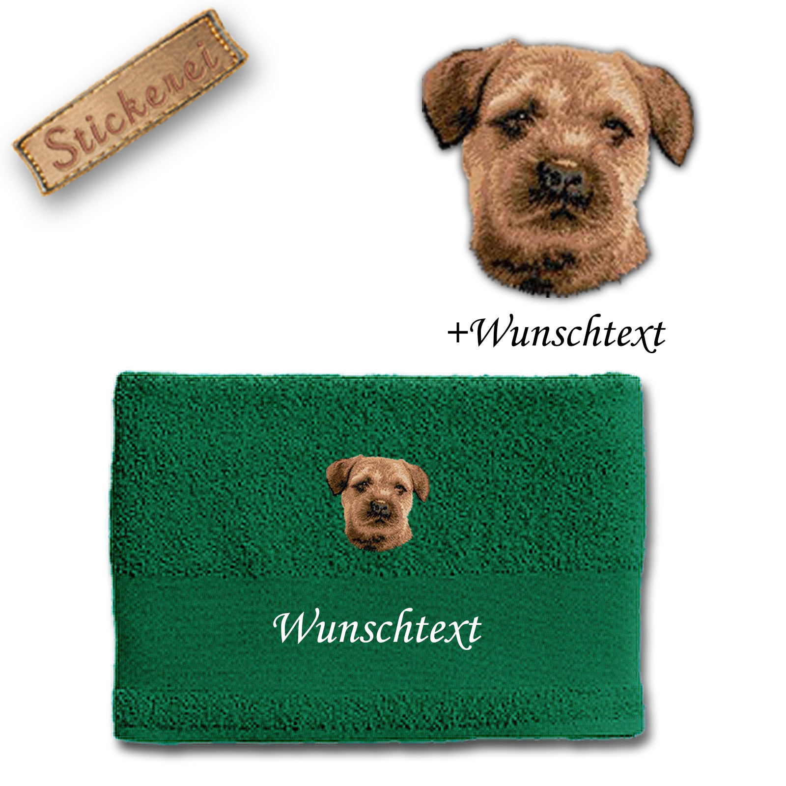 Handtuch Border Terrier – Bild 4