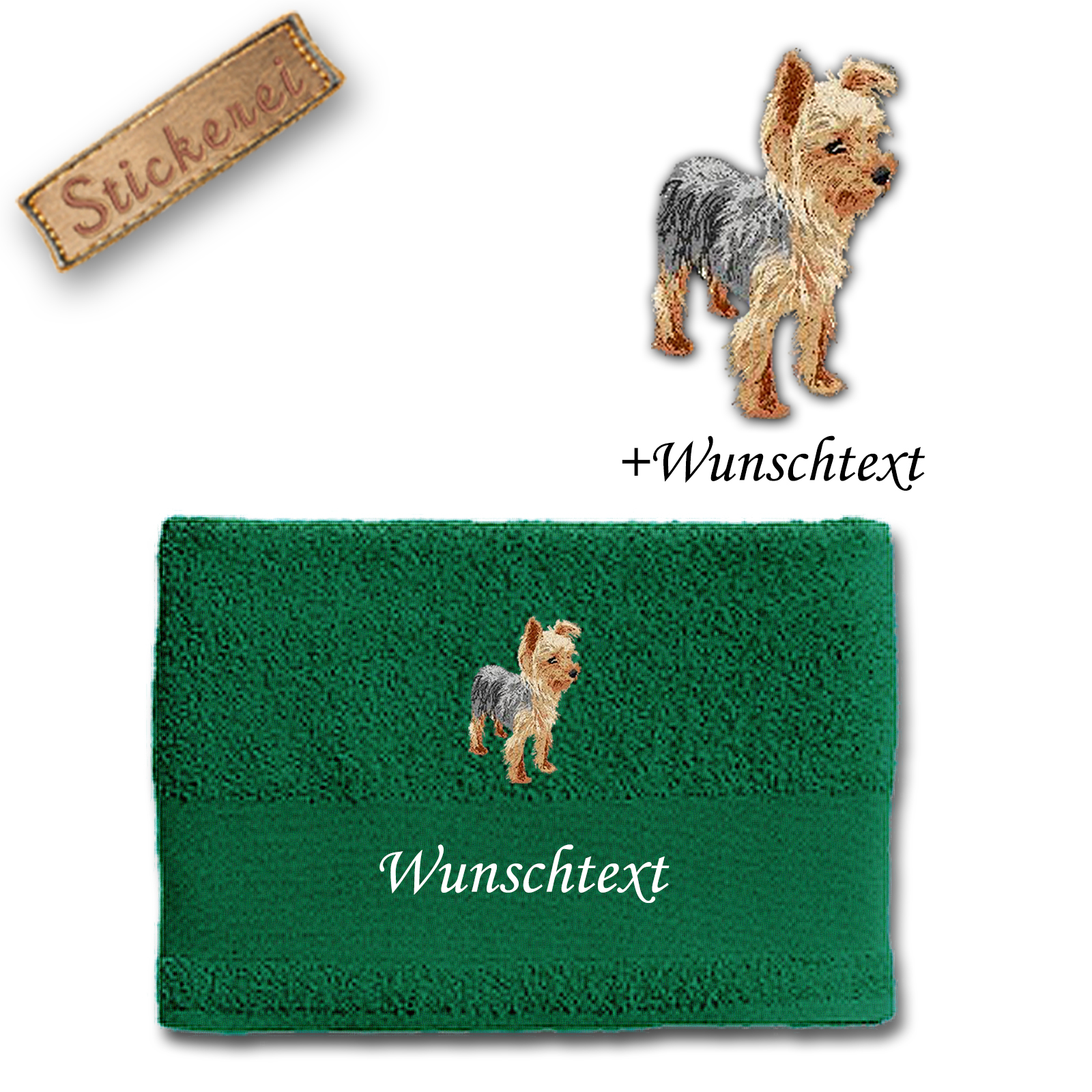 Handtuch Yorkshire Terrier – Bild 4