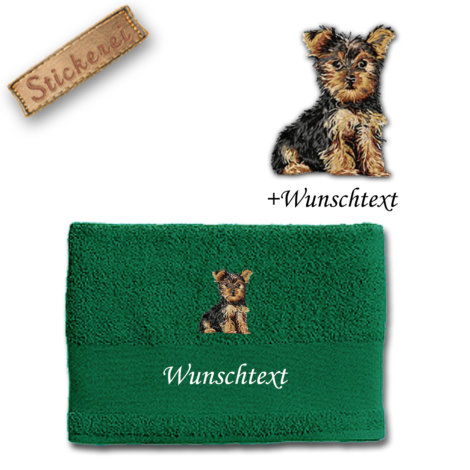 Handtuch Yorkshire Terrier – Bild 7