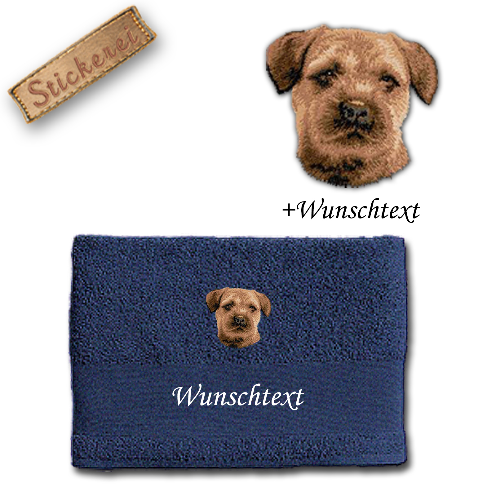 Handtuch Border Terrier – Bild 5