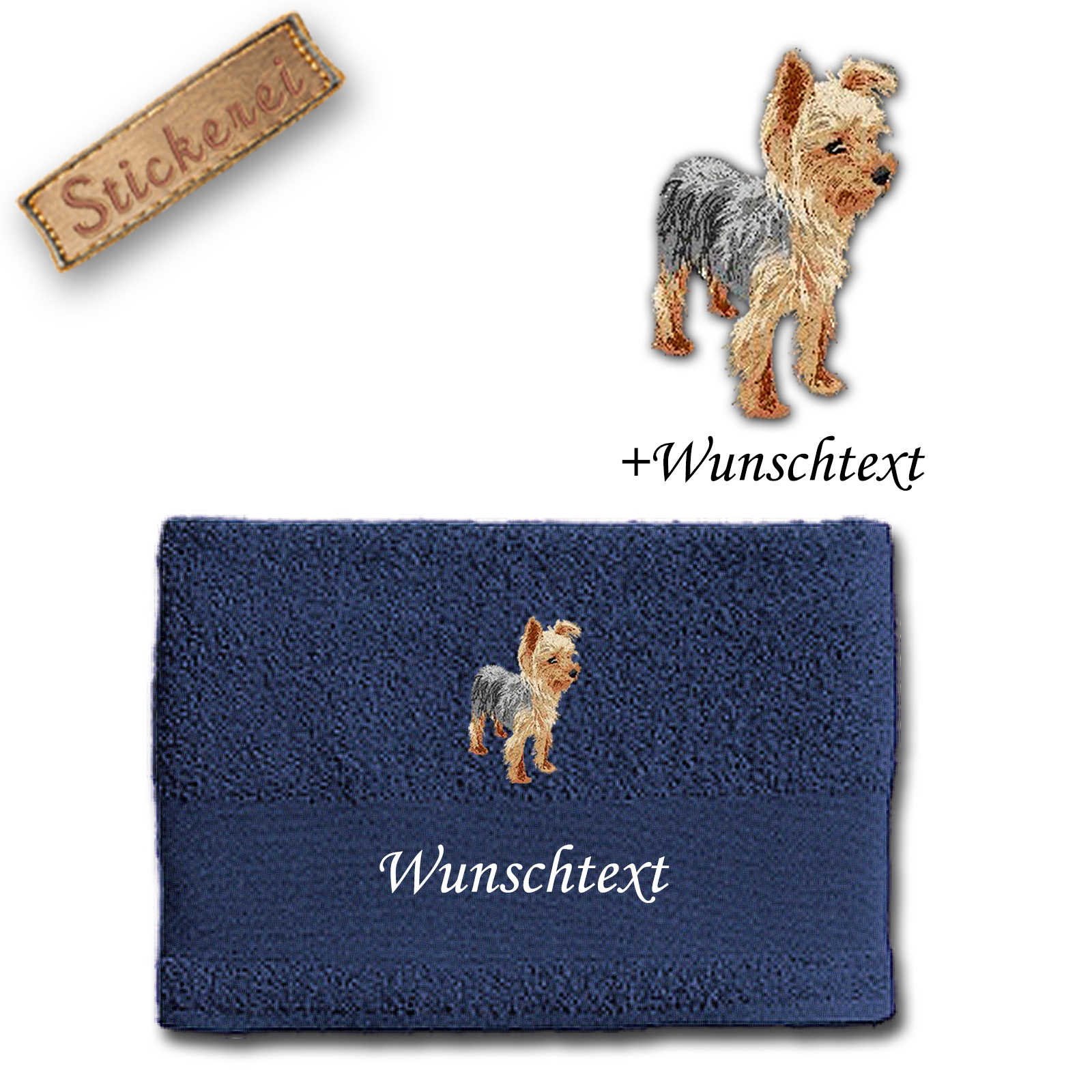 Handtuch Yorkshire Terrier – Bild 5