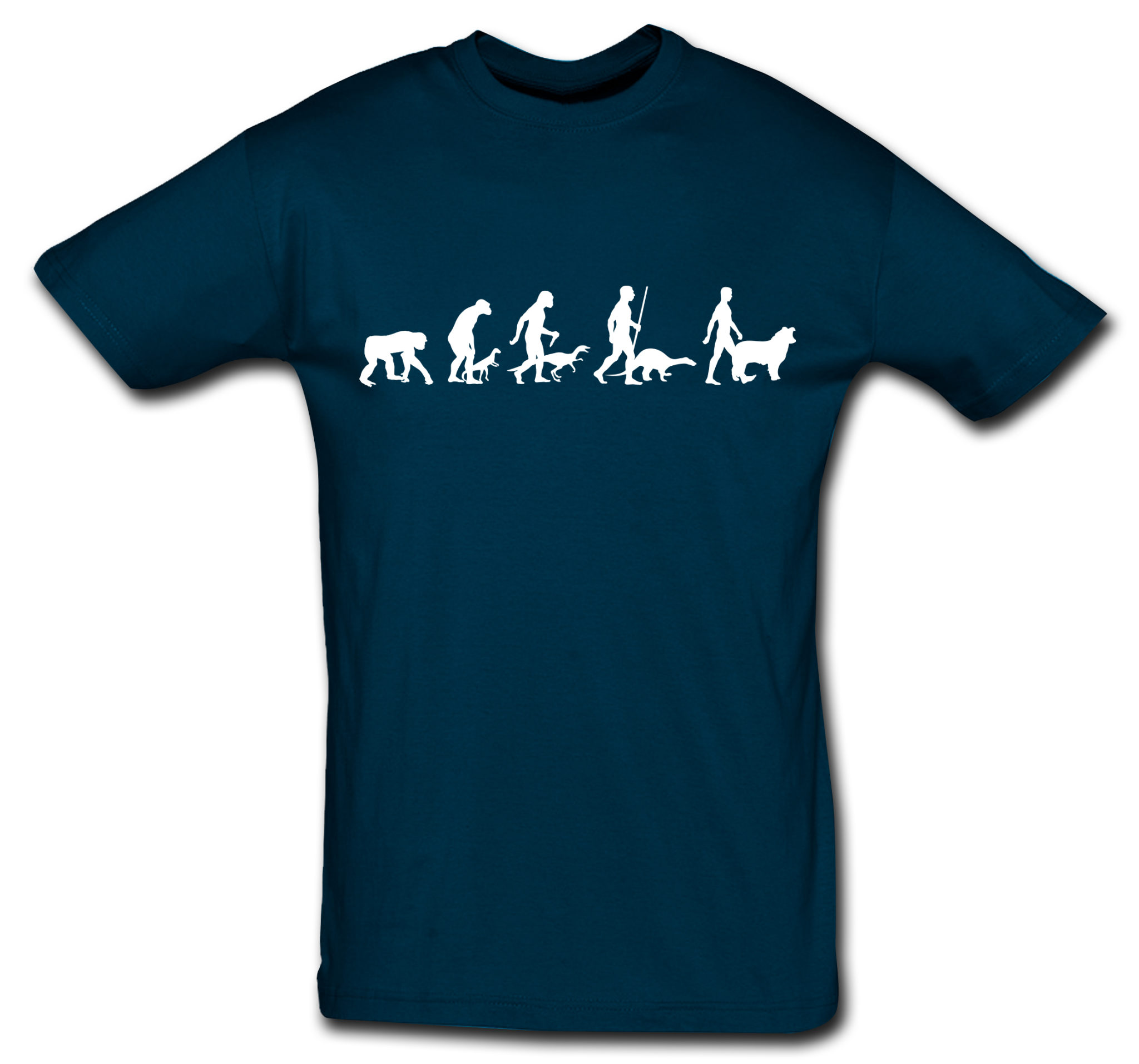T-Shirt Evolution Border Collie – Bild 4