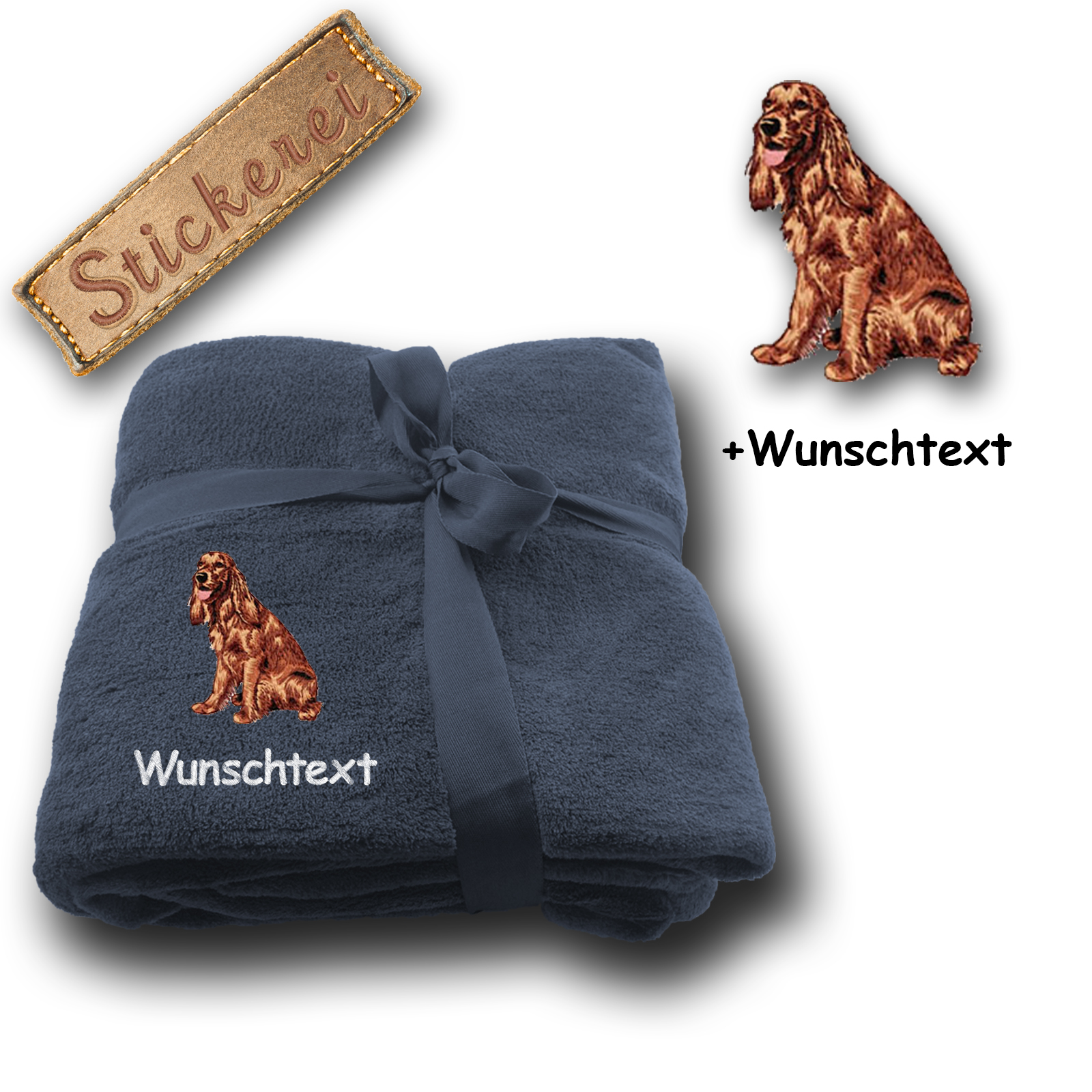 Decke Irish Red Setter – Bild 5