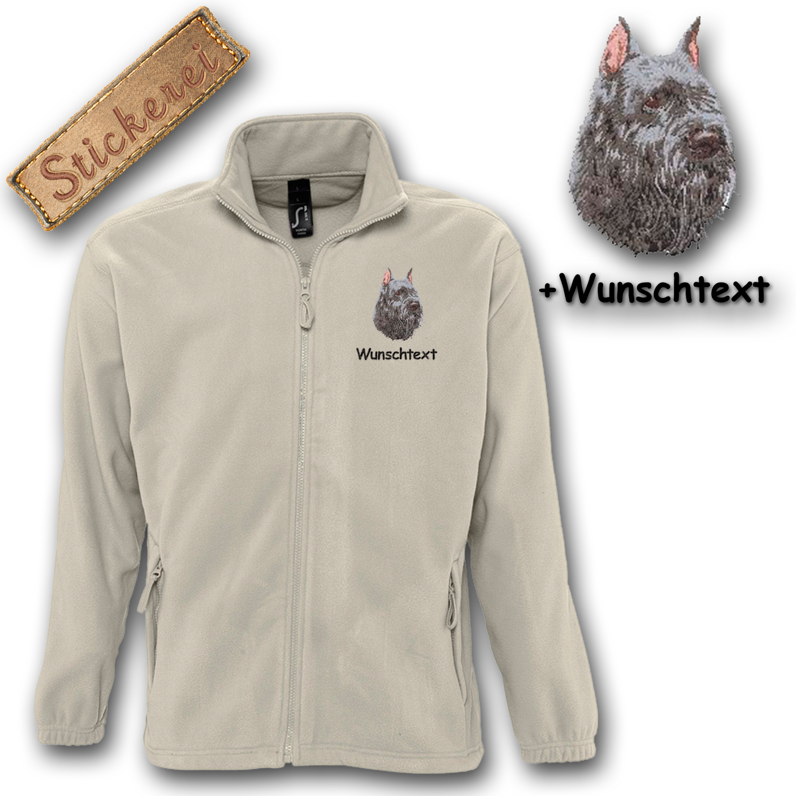 Fleecejacke Bouvier des Flandres – Bild 2