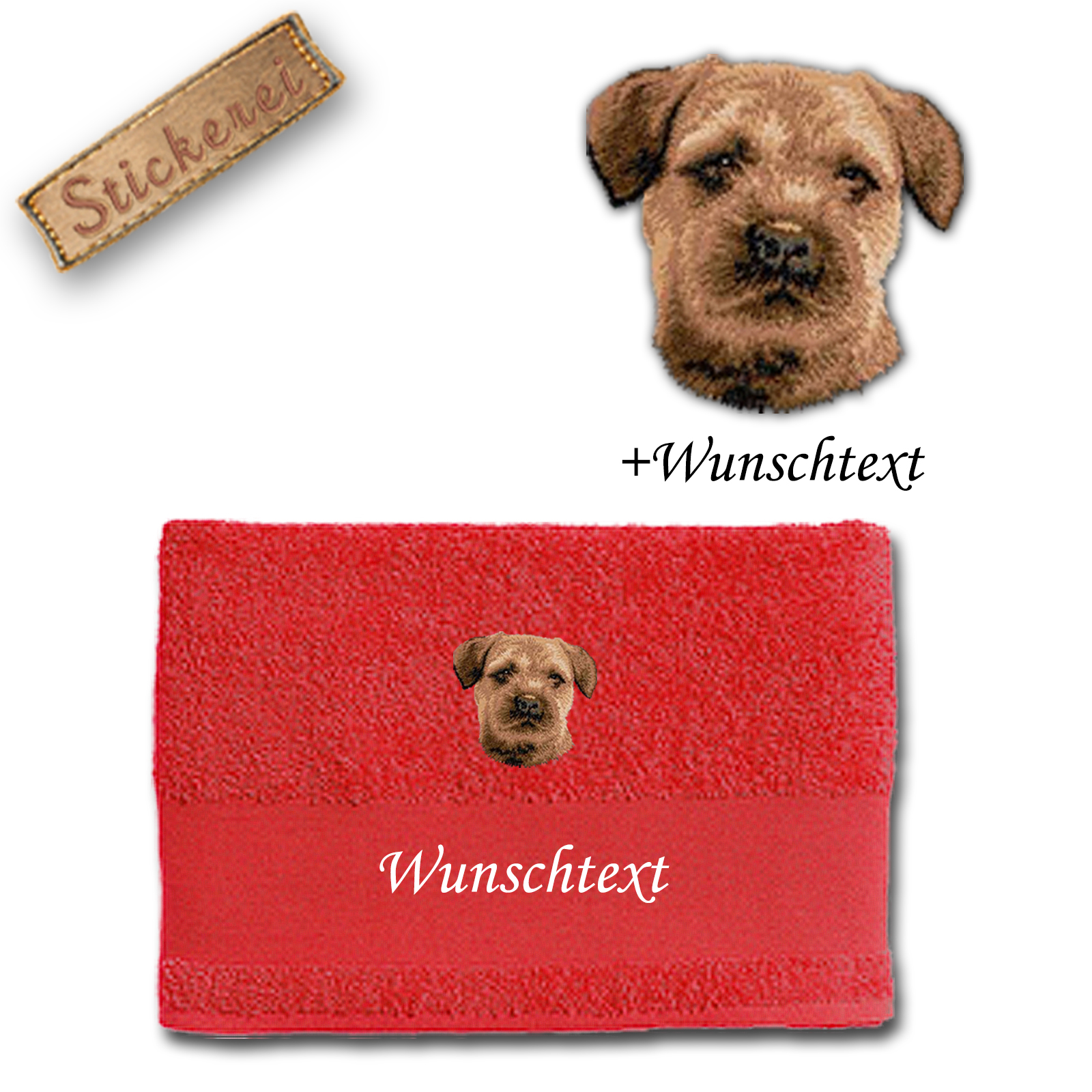 Handtuch Border Terrier – Bild 6