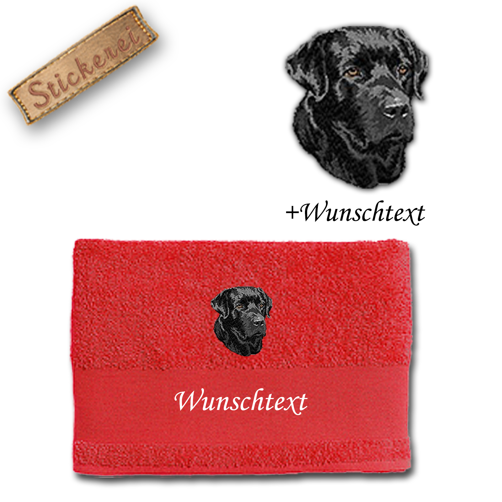 Handtuch Labrador – Bild 3