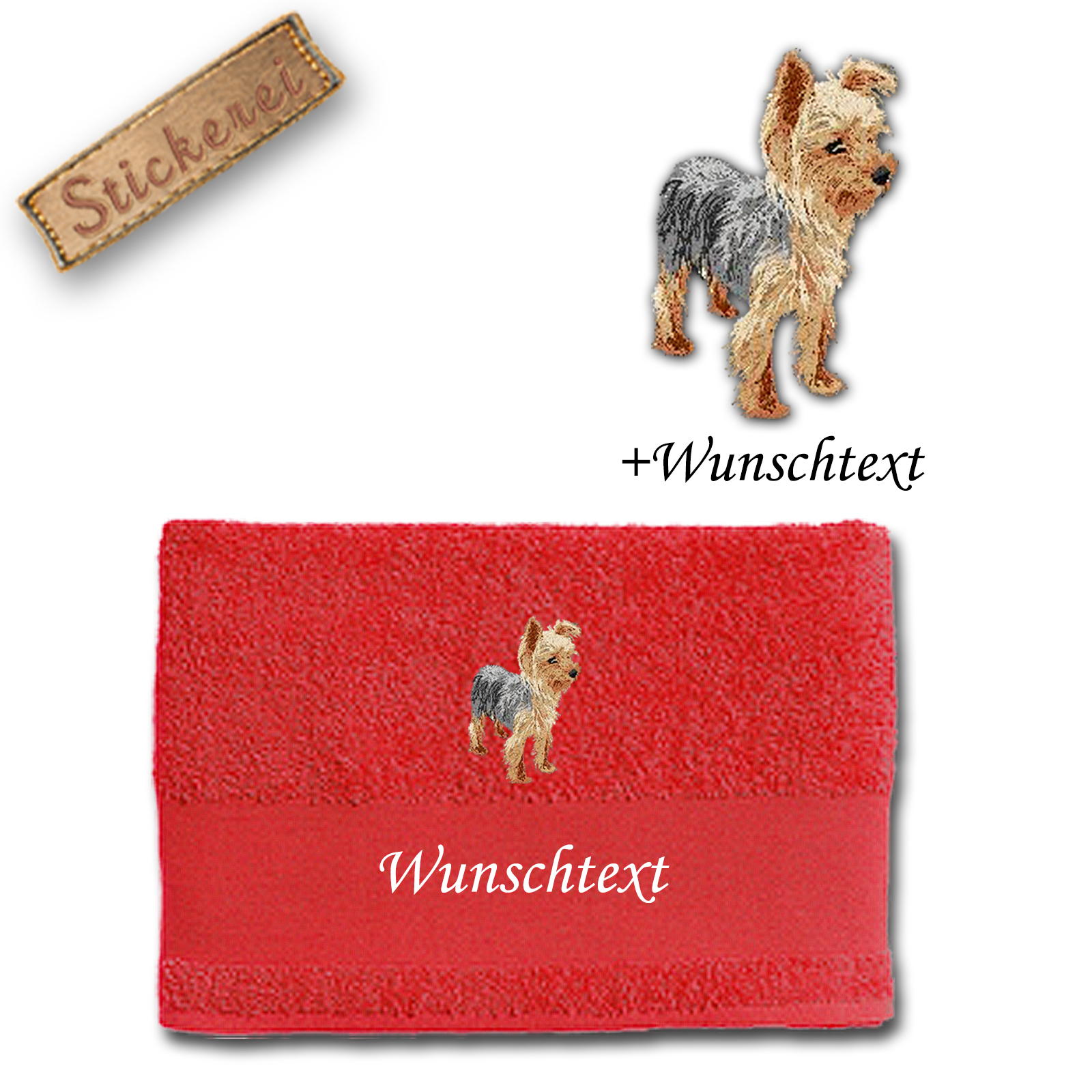 Handtuch Yorkshire Terrier – Bild 6