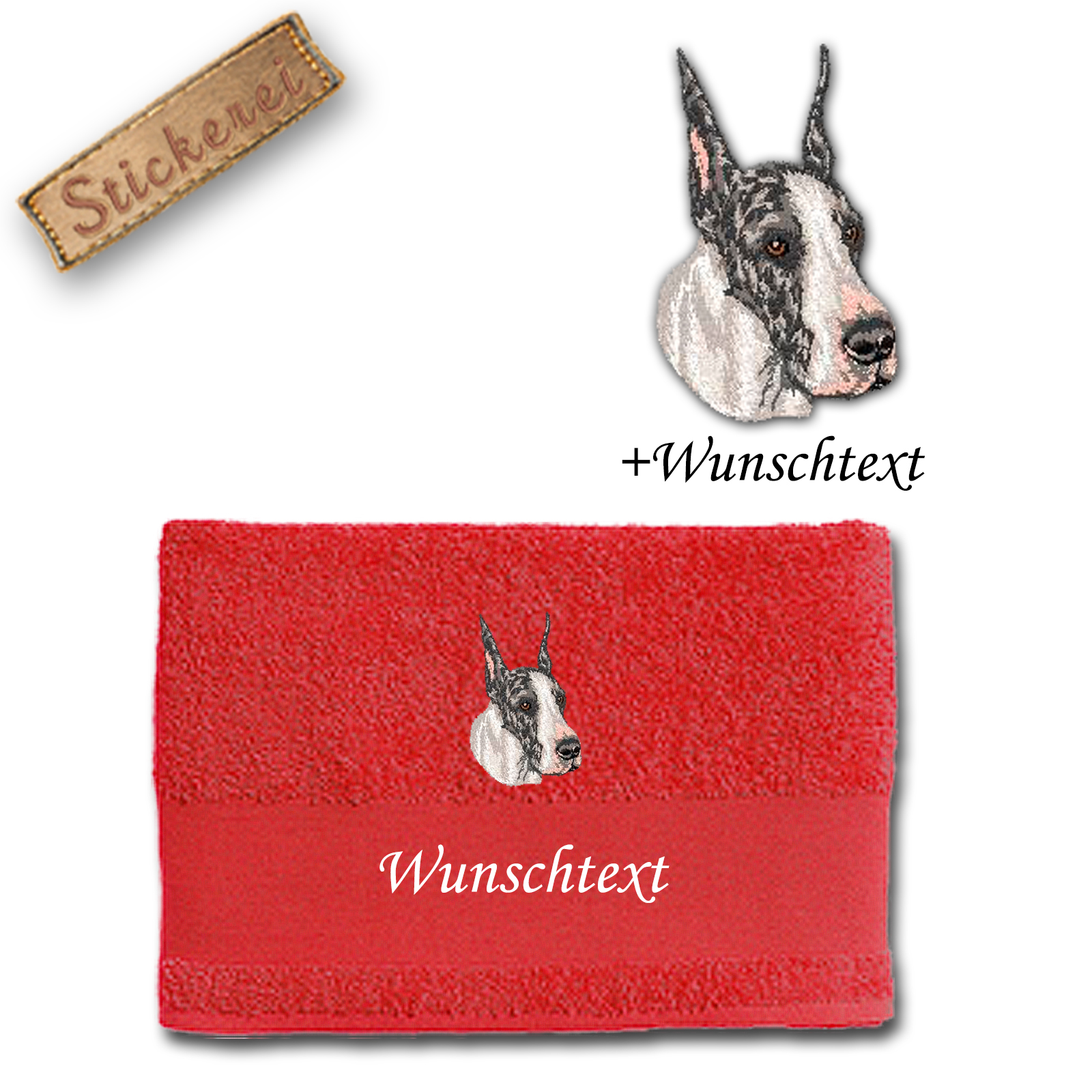 Handtuch Dogge – Bild 4