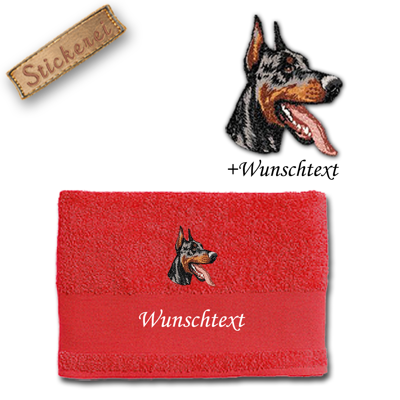 Handtuch Dobermann – Bild 4
