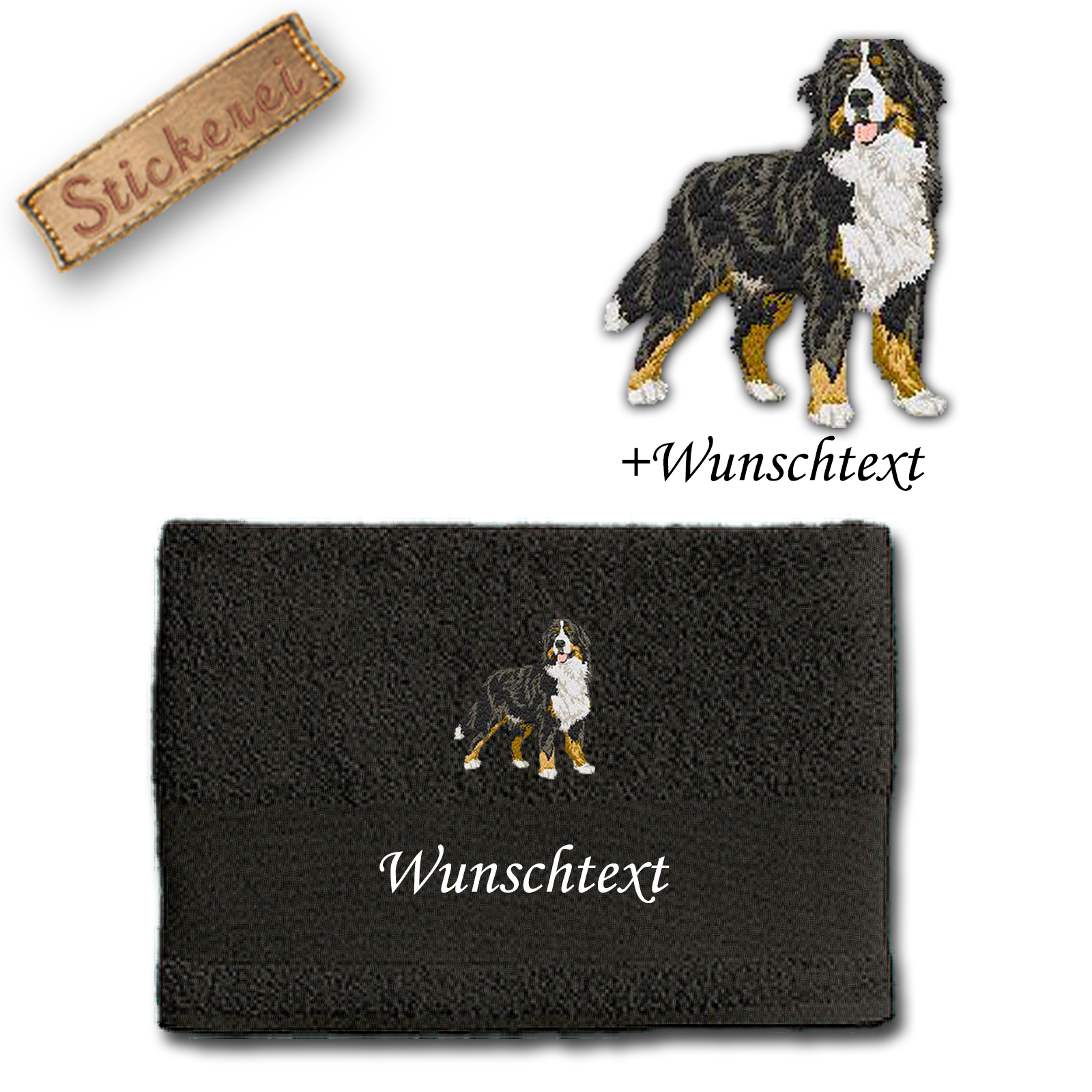 Handtuch Berner Sennenhund – Bild 3