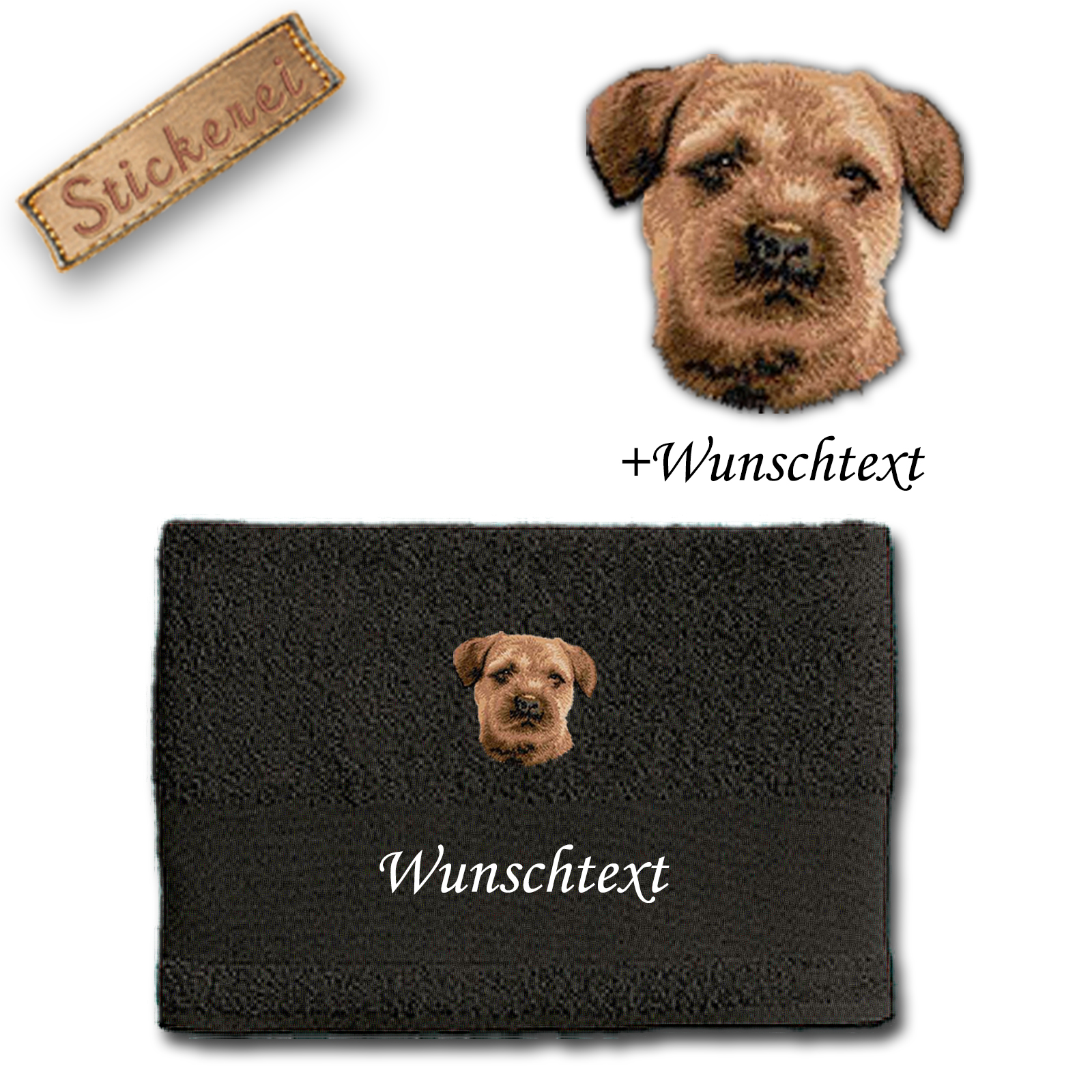 Handtuch Border Terrier – Bild 7