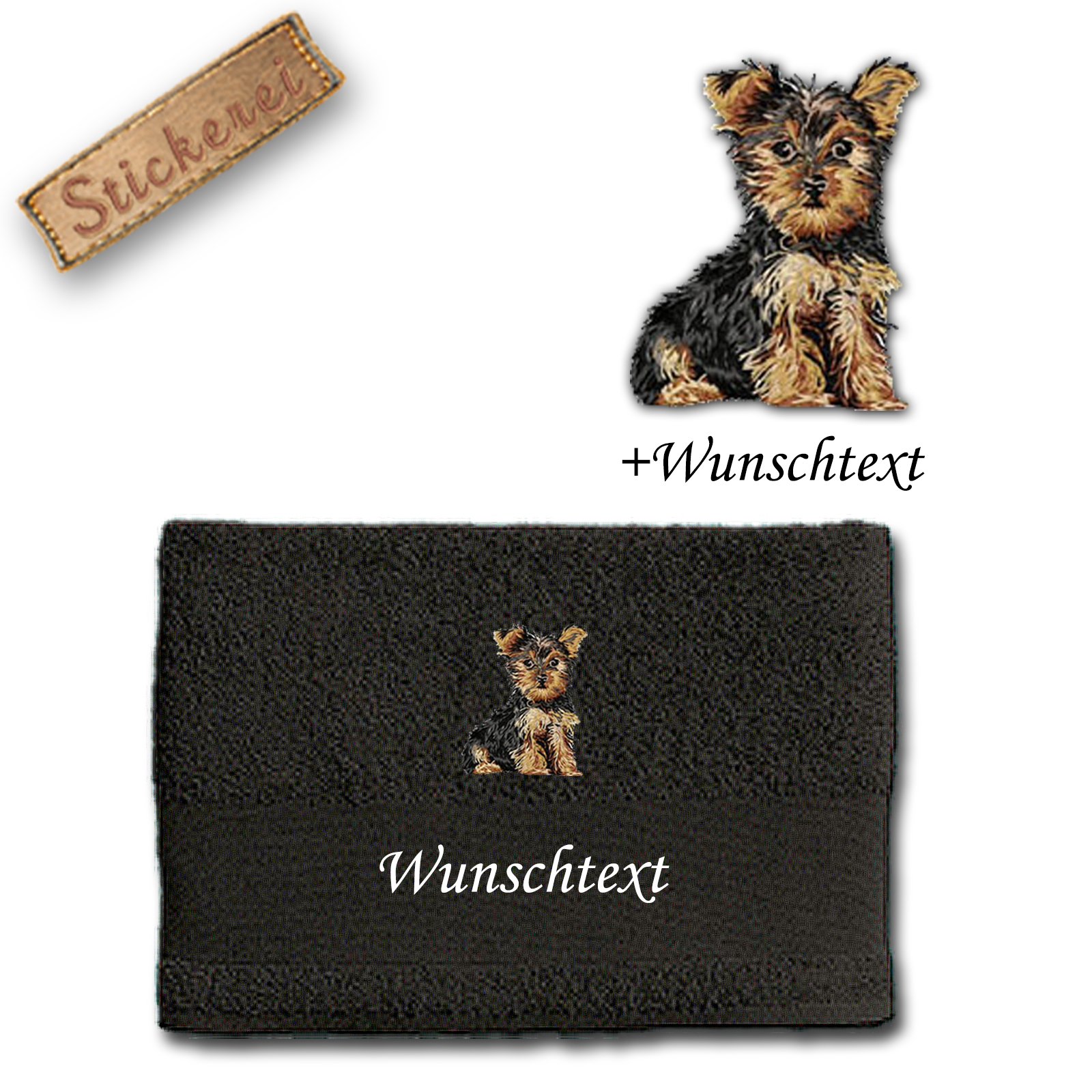 Handtuch Yorkshire Terrier – Bild 4