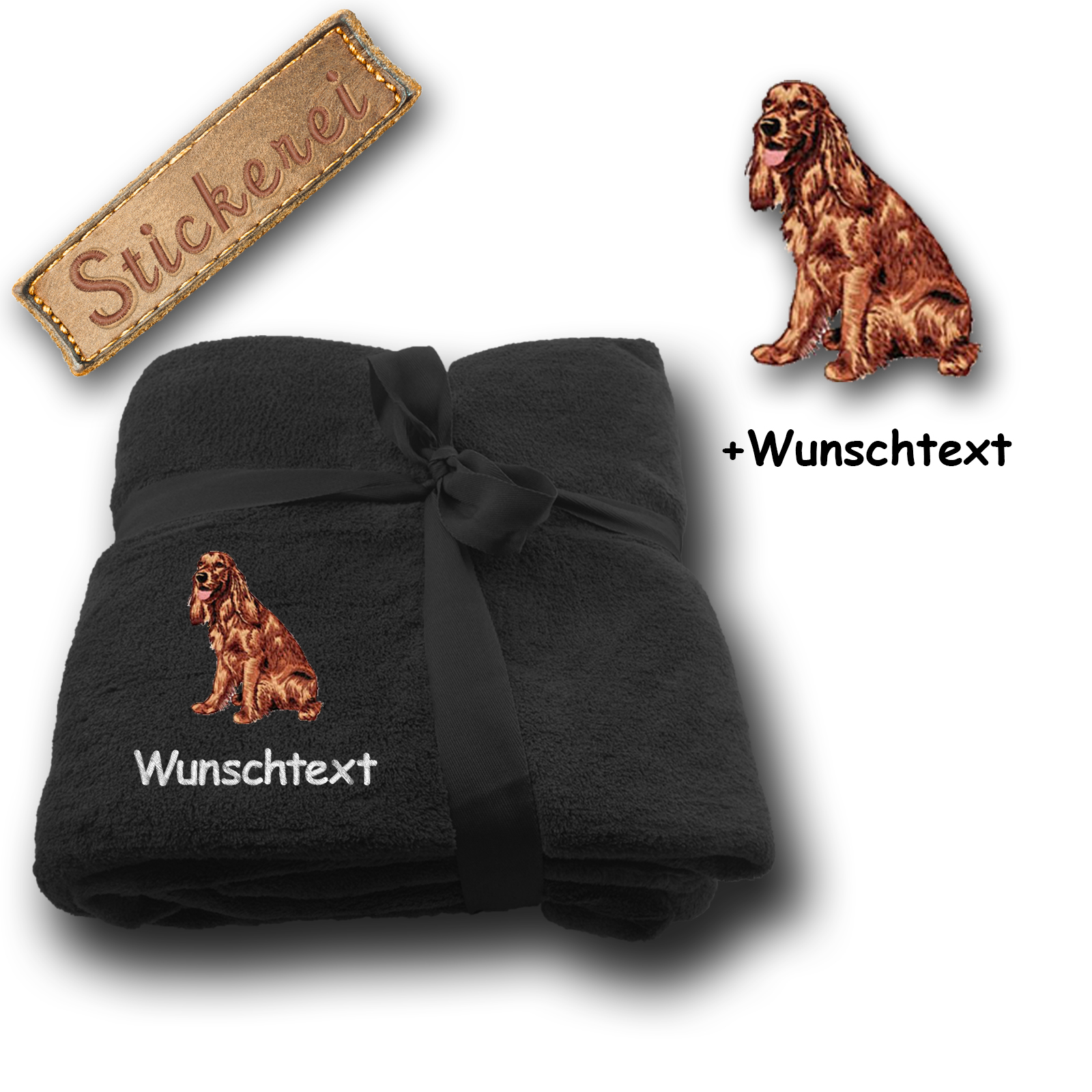 Decke Irish Red Setter – Bild 3