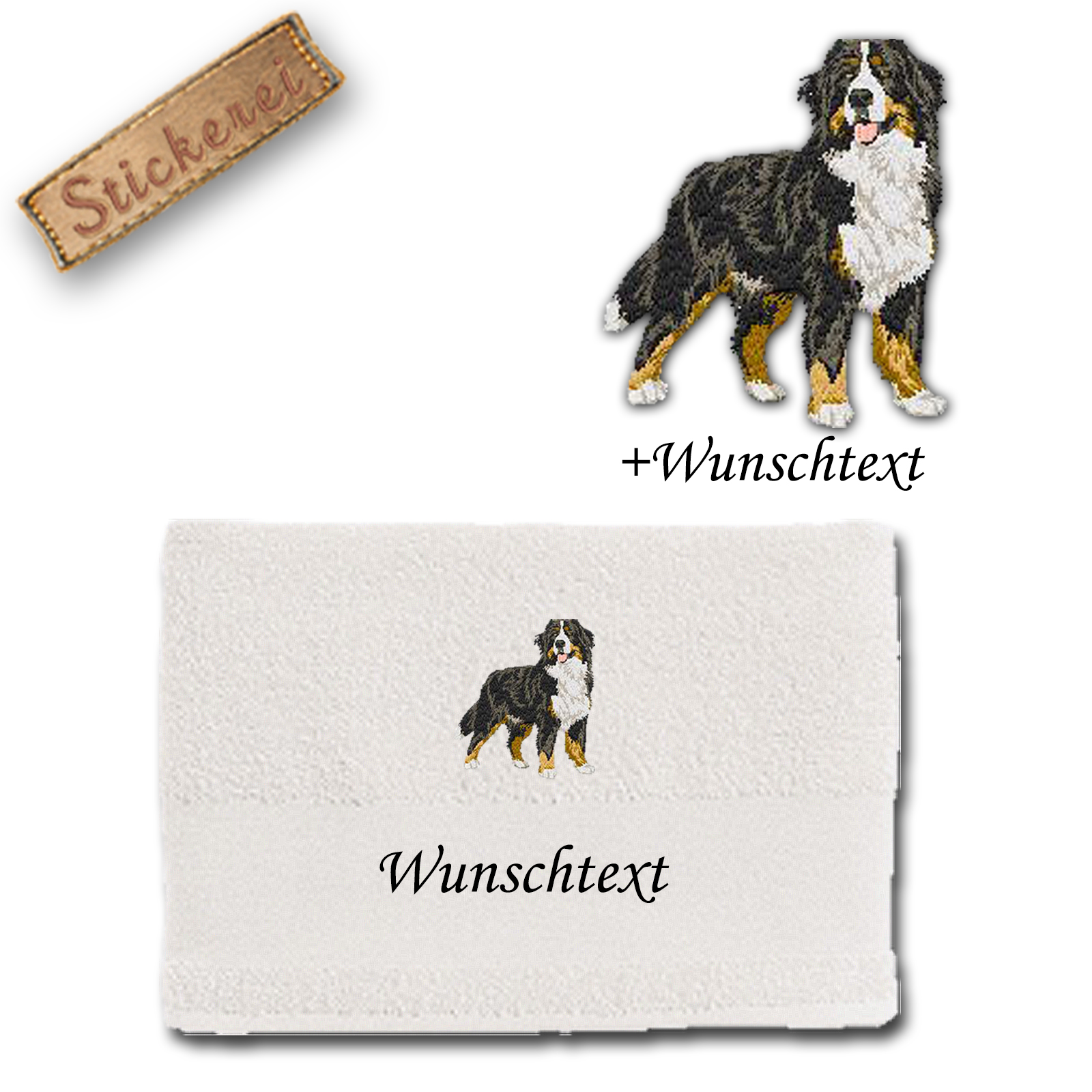 Handtuch Berner Sennenhund – Bild 2
