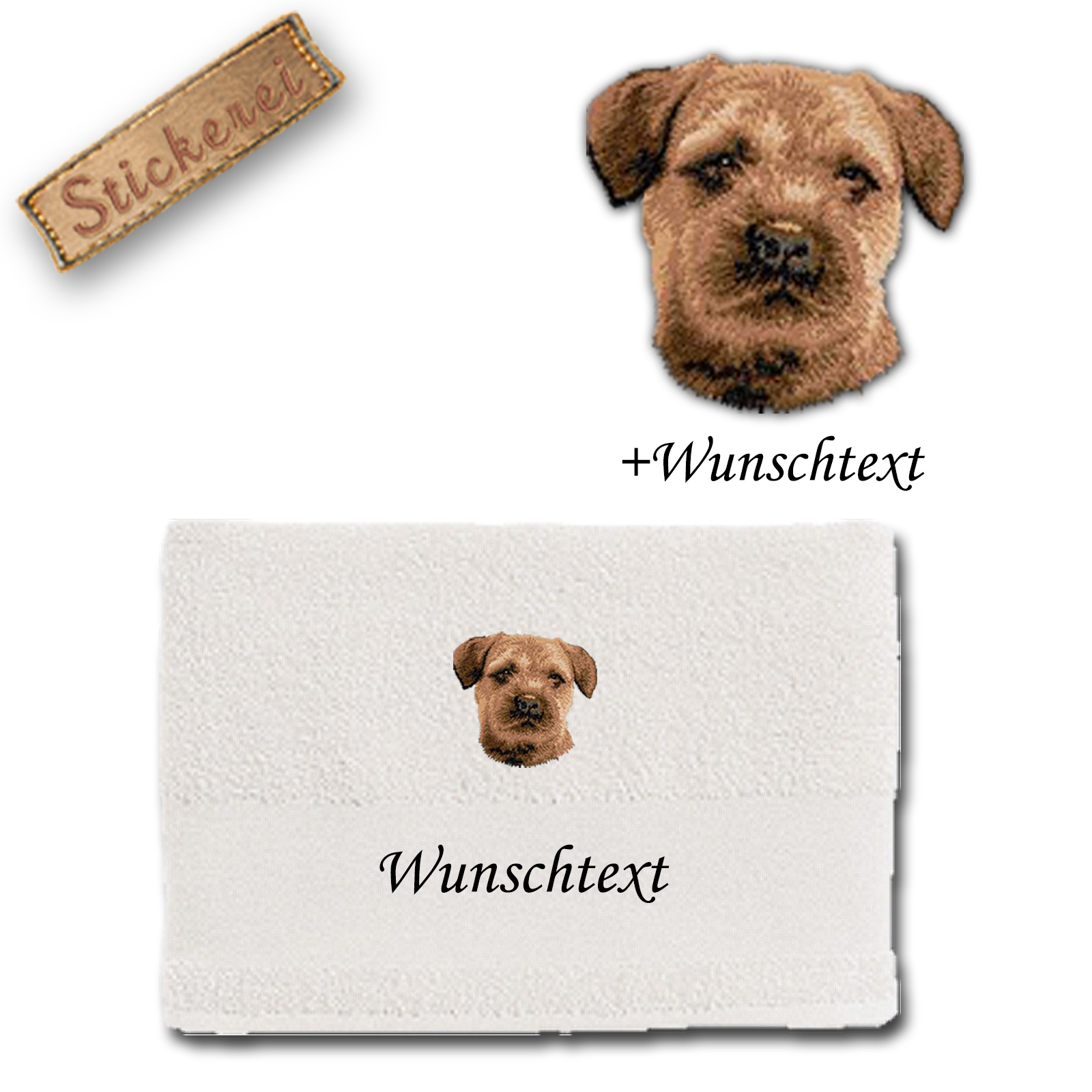 Handtuch Border Terrier – Bild 8