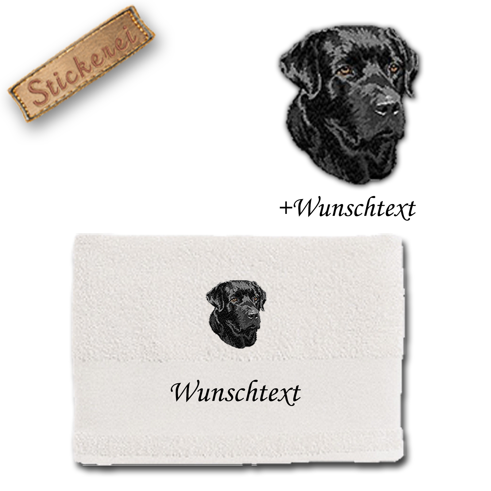 Handtuch Labrador – Bild 2