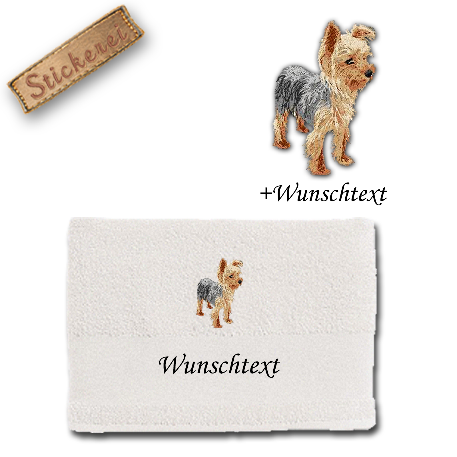 Handtuch Yorkshire Terrier – Bild 8