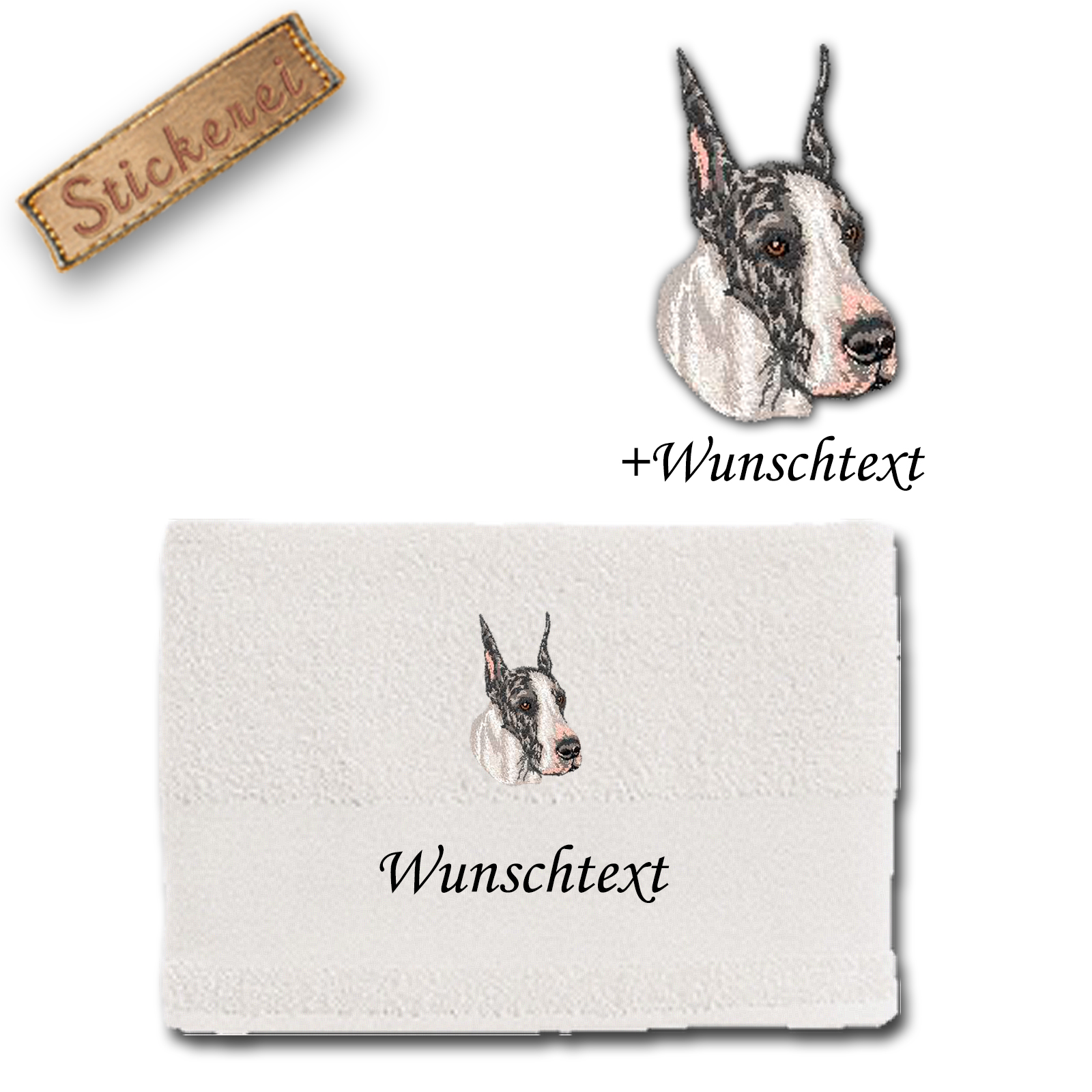 Handtuch Dogge – Bild 2